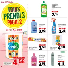 Volantino Todis del 04.09.2025 | Pagina: 4 | Prodotti: Shampoo, Sapone, Menta, Bagno