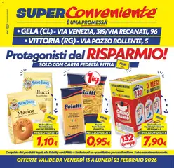 Anteprima del volantino SuperConveniente Gela/Vittoria catalogo valido a partire dal 13.02.2026