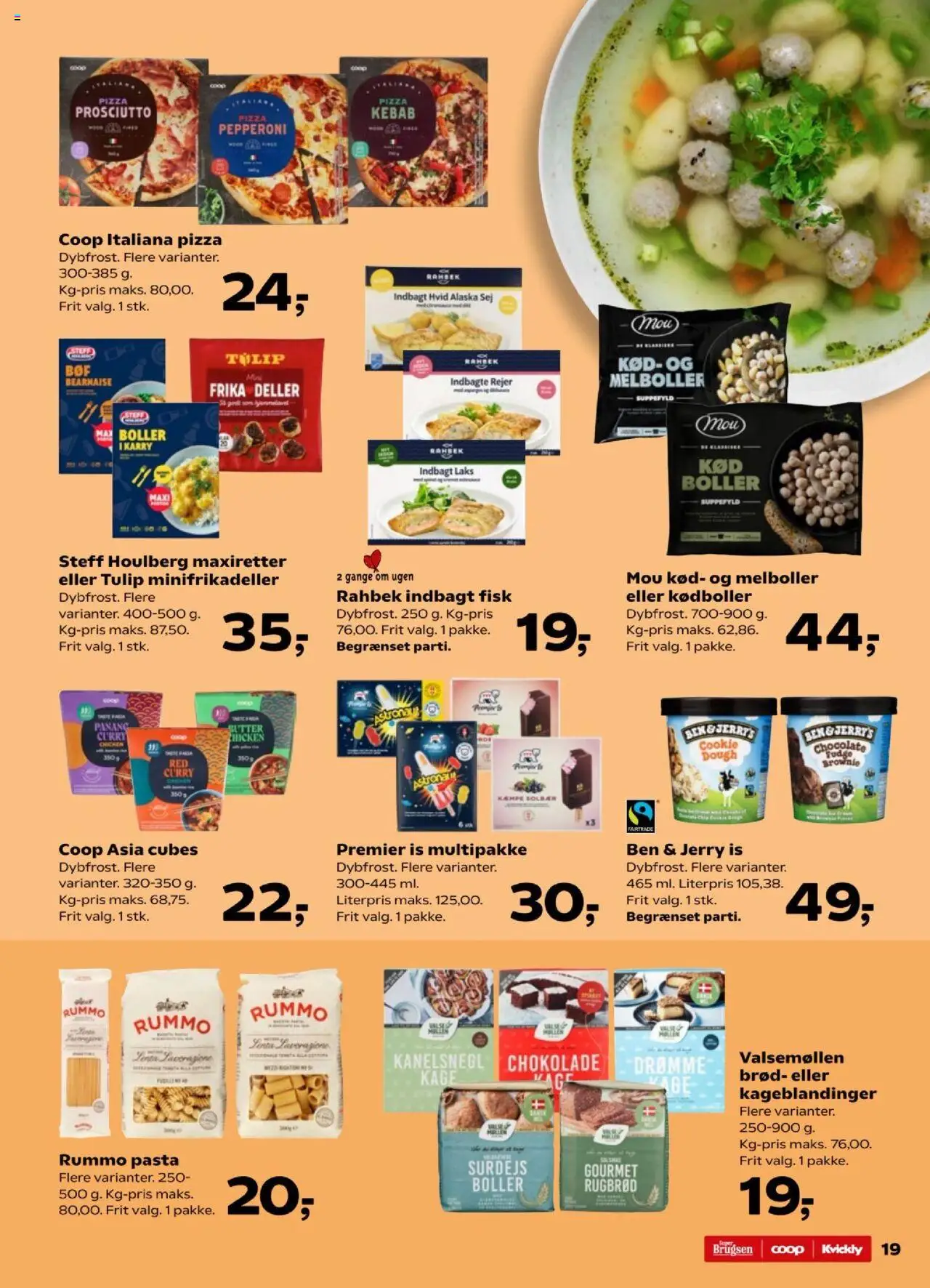 Kvickly tilbudsavis – gyldig fra 12.09.2025 | Side: 21 | Produkter: Karry, Brød, Kebab, Rejer