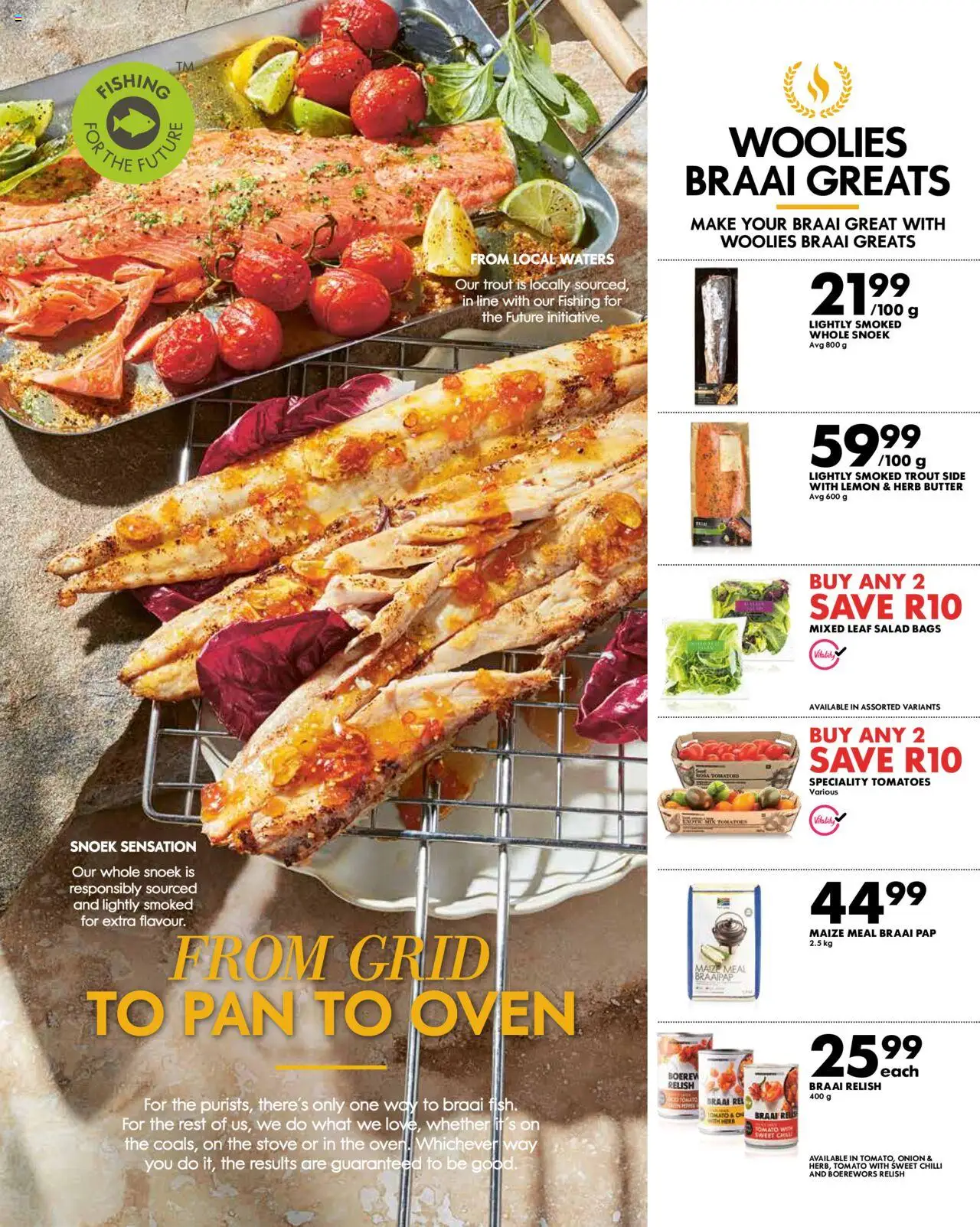 New Woolworths catalogue – valid from 06.10.2025 | Page: 3 | Products: Oven, Stove, Boerewors, Salad