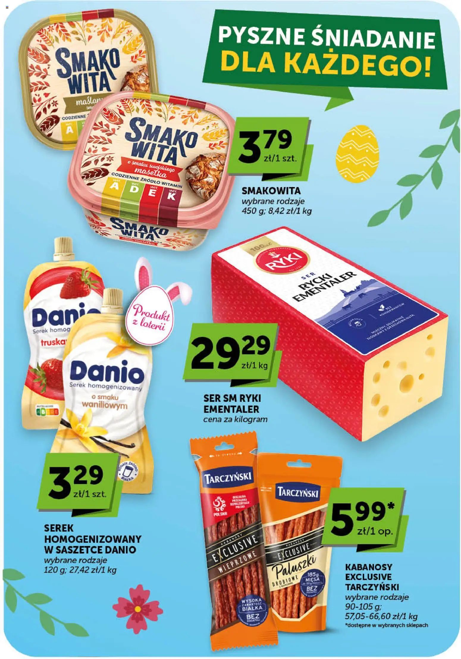 Euro Sklep gazetka - Market od 19.03.2026 | Strona: 16 | Produkty: Serek, Kabanosy, Paluszki, Ser