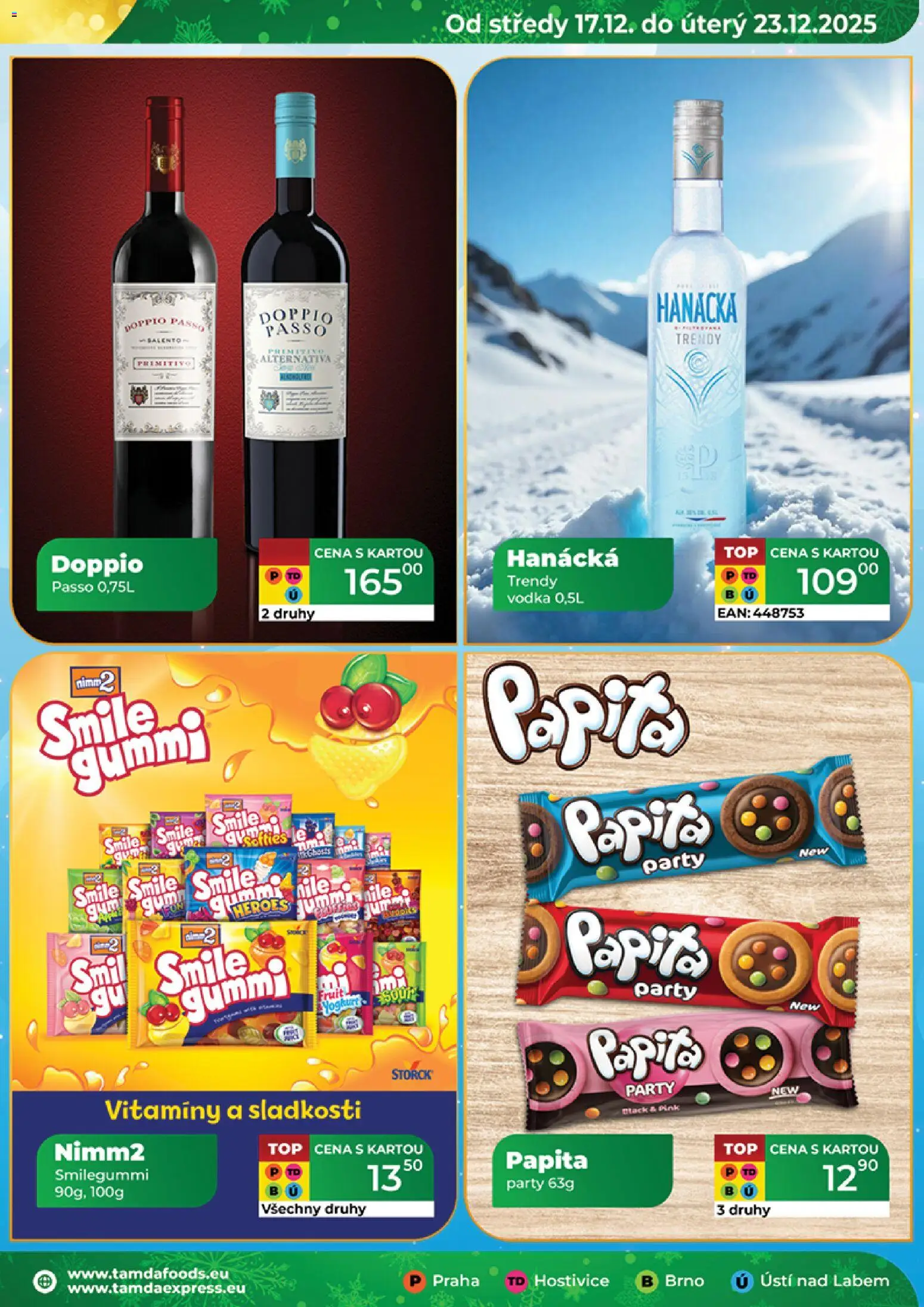 Tamda Foods leták od 17.12.2025 | Strana: 25 | Produkty: Vodka, Primitivo, Vitamíny, Sladkosti