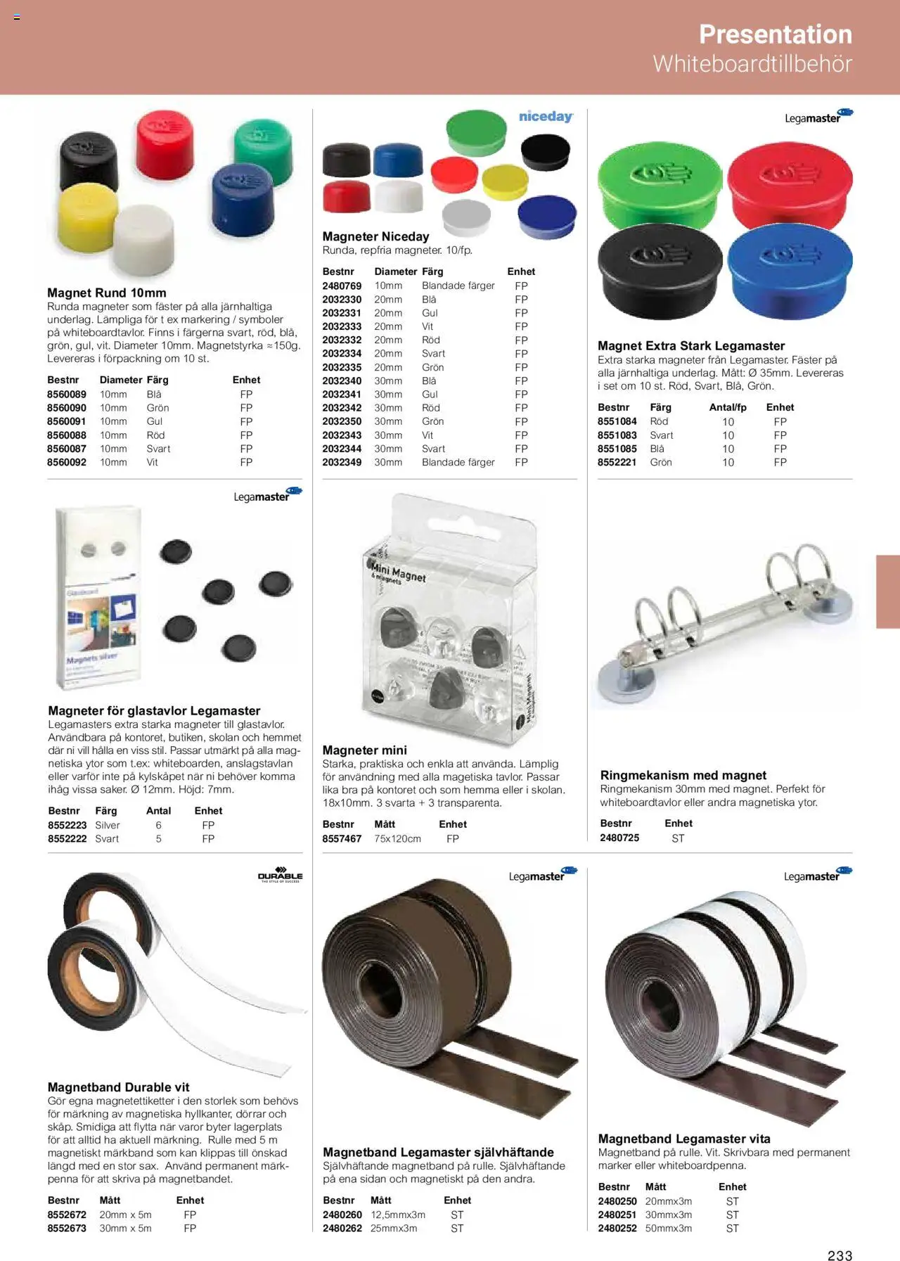 Office Depot reklamblad aktuell från 15.02.2024 | Sida: 235 | Produkter: Set, Penna, Magnet