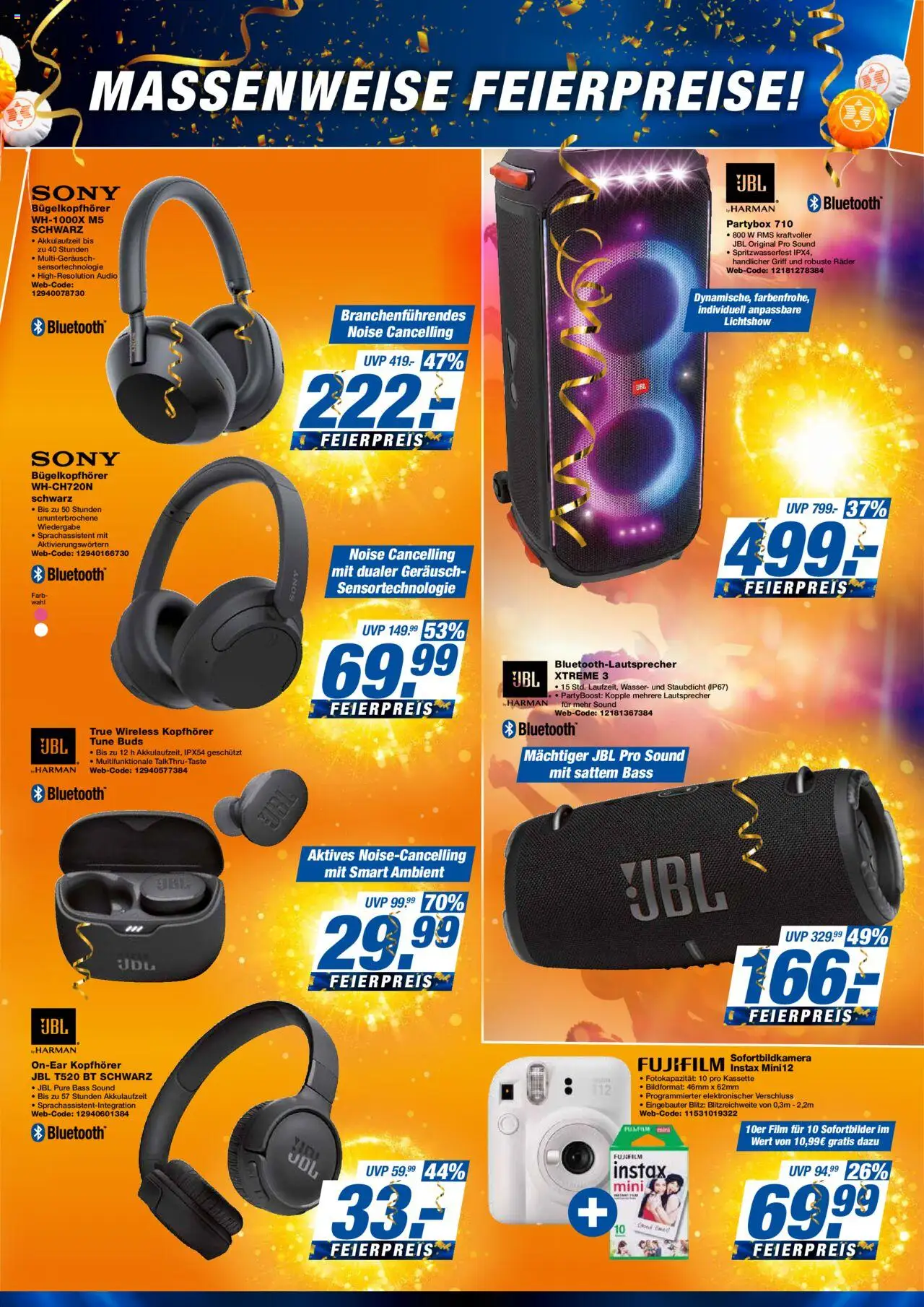 Expert  Aktuelle Beilage – gültig ab 03.10.2025 | Seite: 5 | Produkte: Sony, Lautsprecher, Wasser, Audio