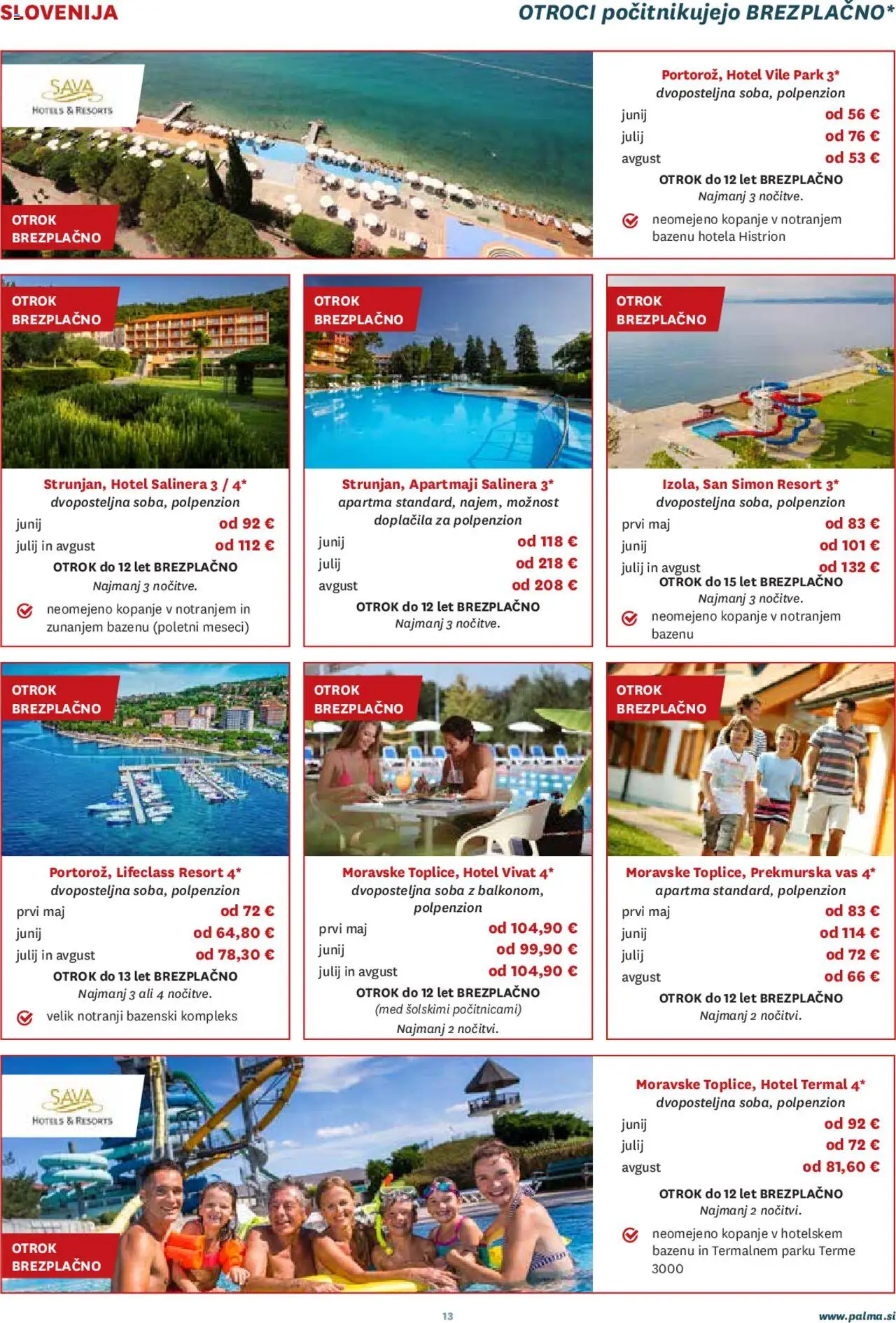 Palma katalog kje je poletje │ velja od 01.04.2025 | Stran: 13