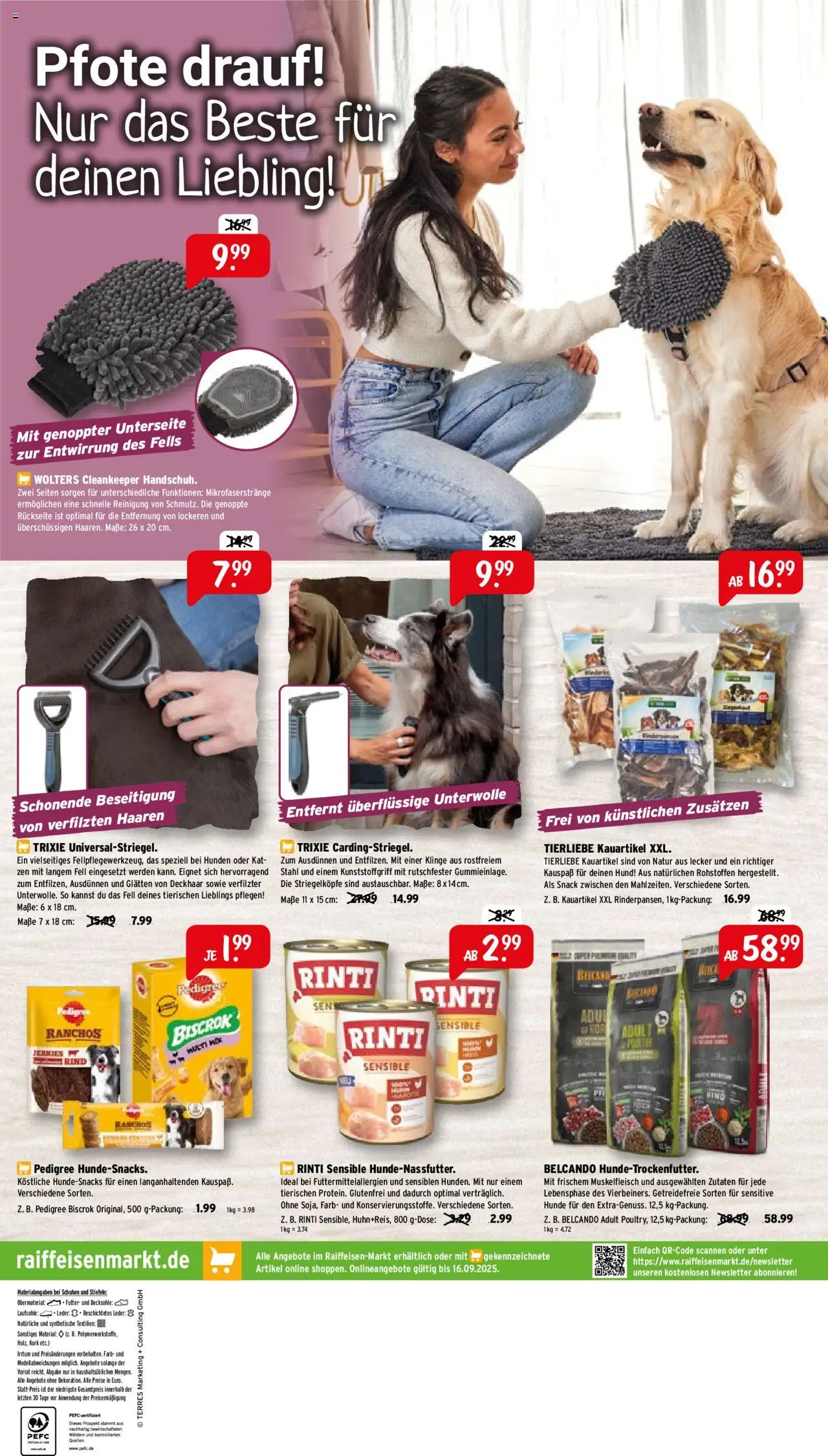 Raiffeisen Markt Prospekt 	 - gültig ab dem 01.09.2025 | Seite: 8 | Produkte: Pedigree