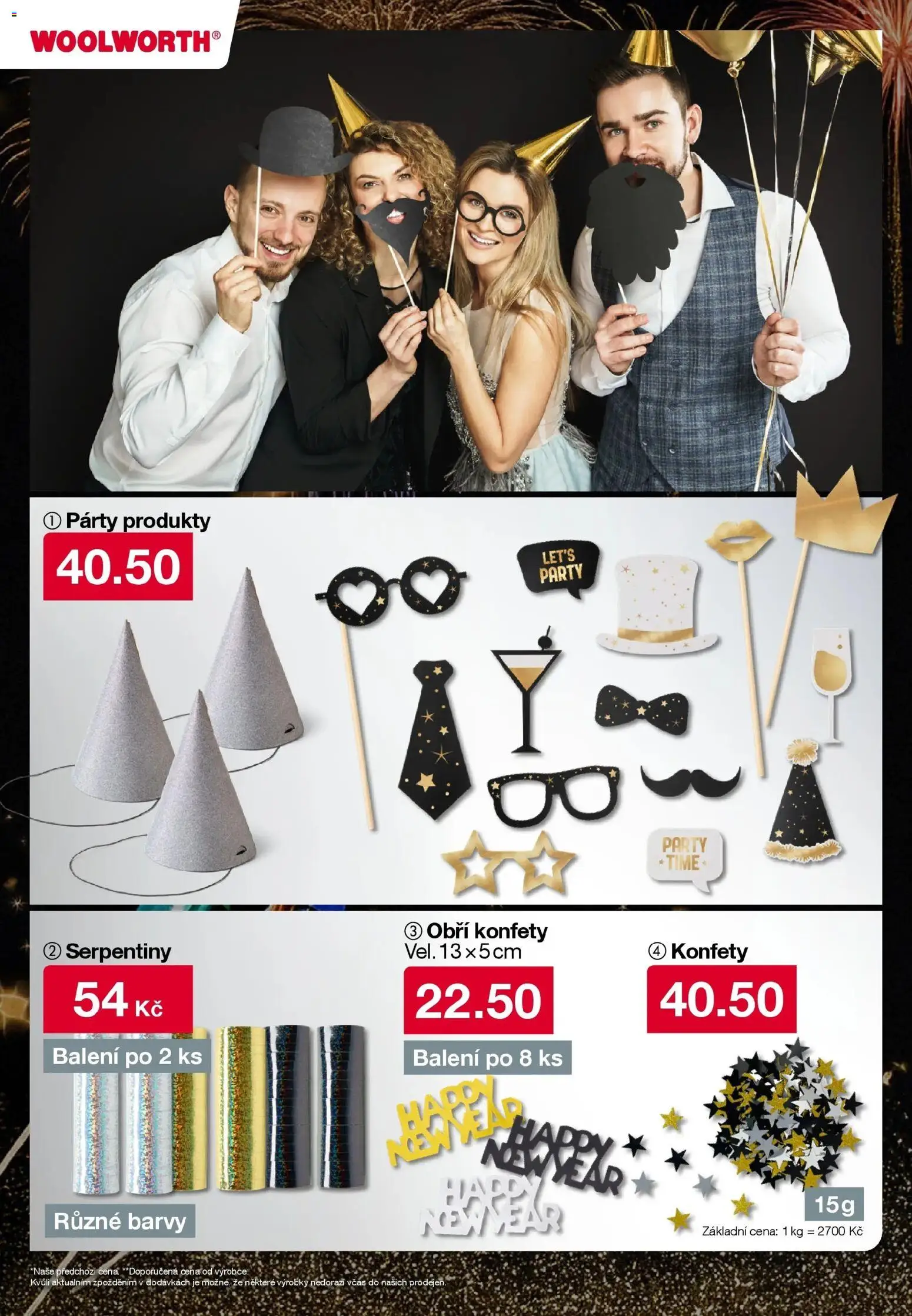 Woolworth leták - Jihlava, Znojmo, Příbram od 12.12.2025 | Strana: 18 | Produkty: Barvy, Konfety