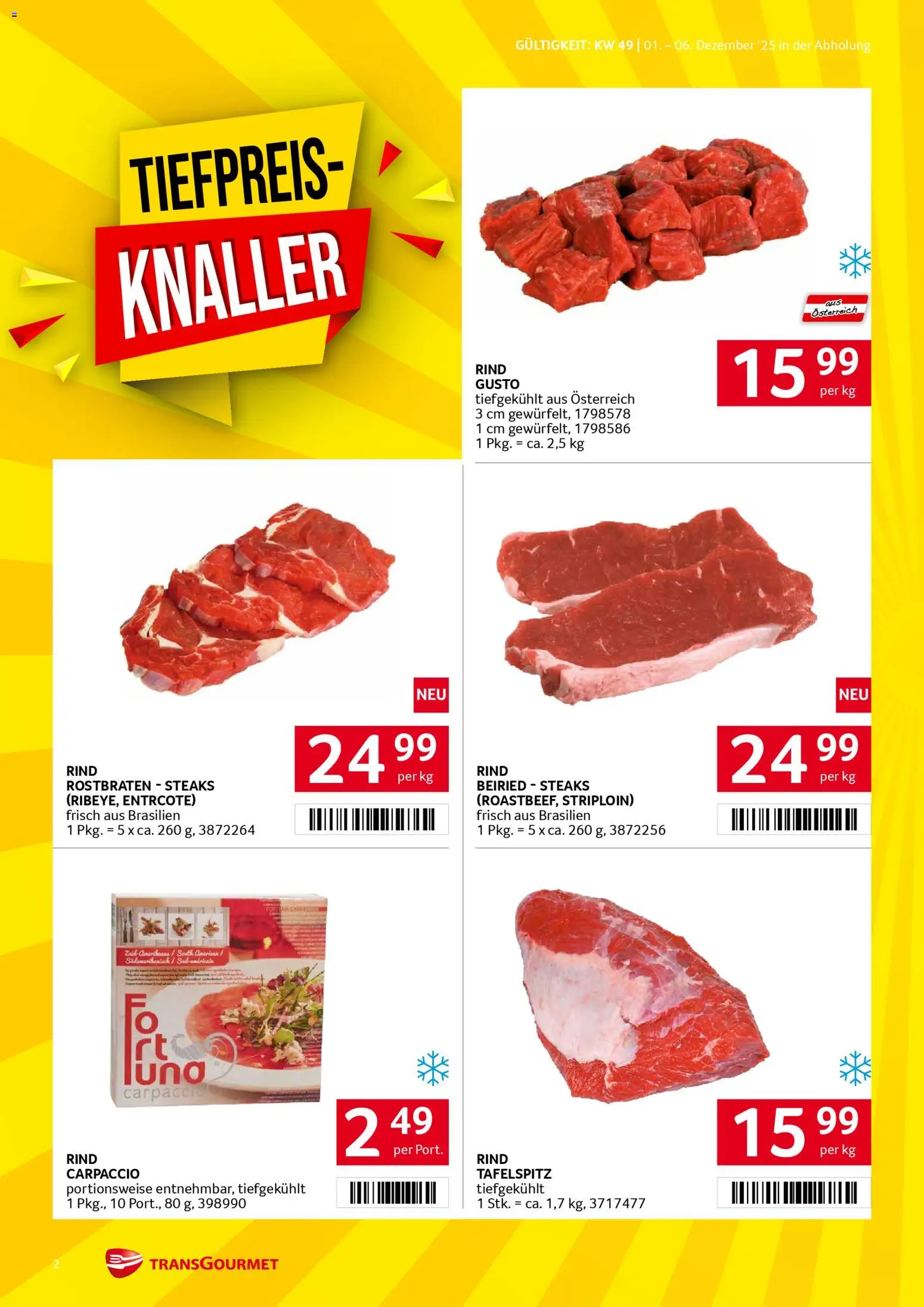 Transgourmet Flugblatt gültig ab 01.12.2025 | Seite: 2