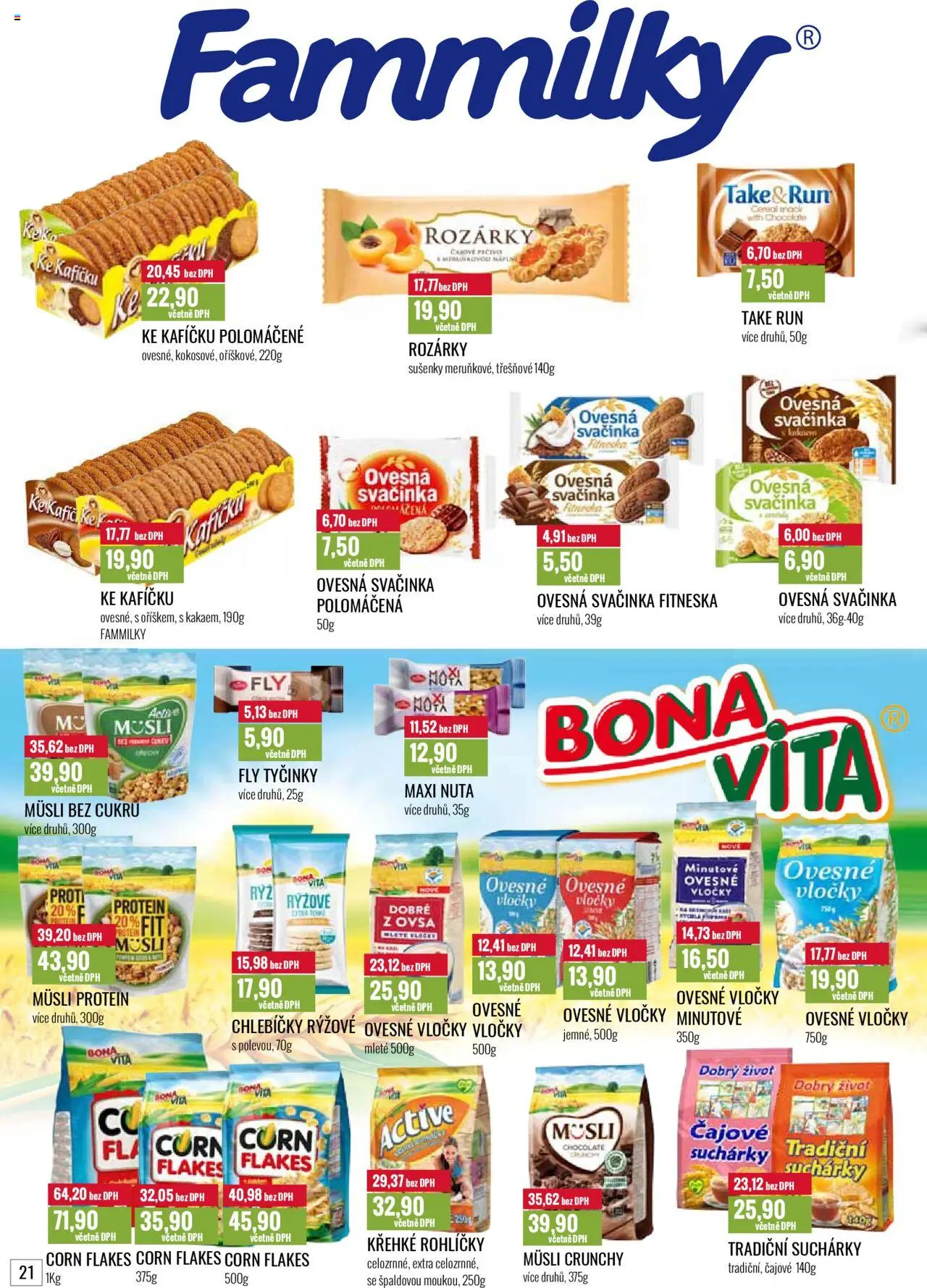 Ratio leták od 01.06.2025 | Strana: 22 | Produkty: Jemné ovesné vločky, Vločky, Tyčinky, Protein