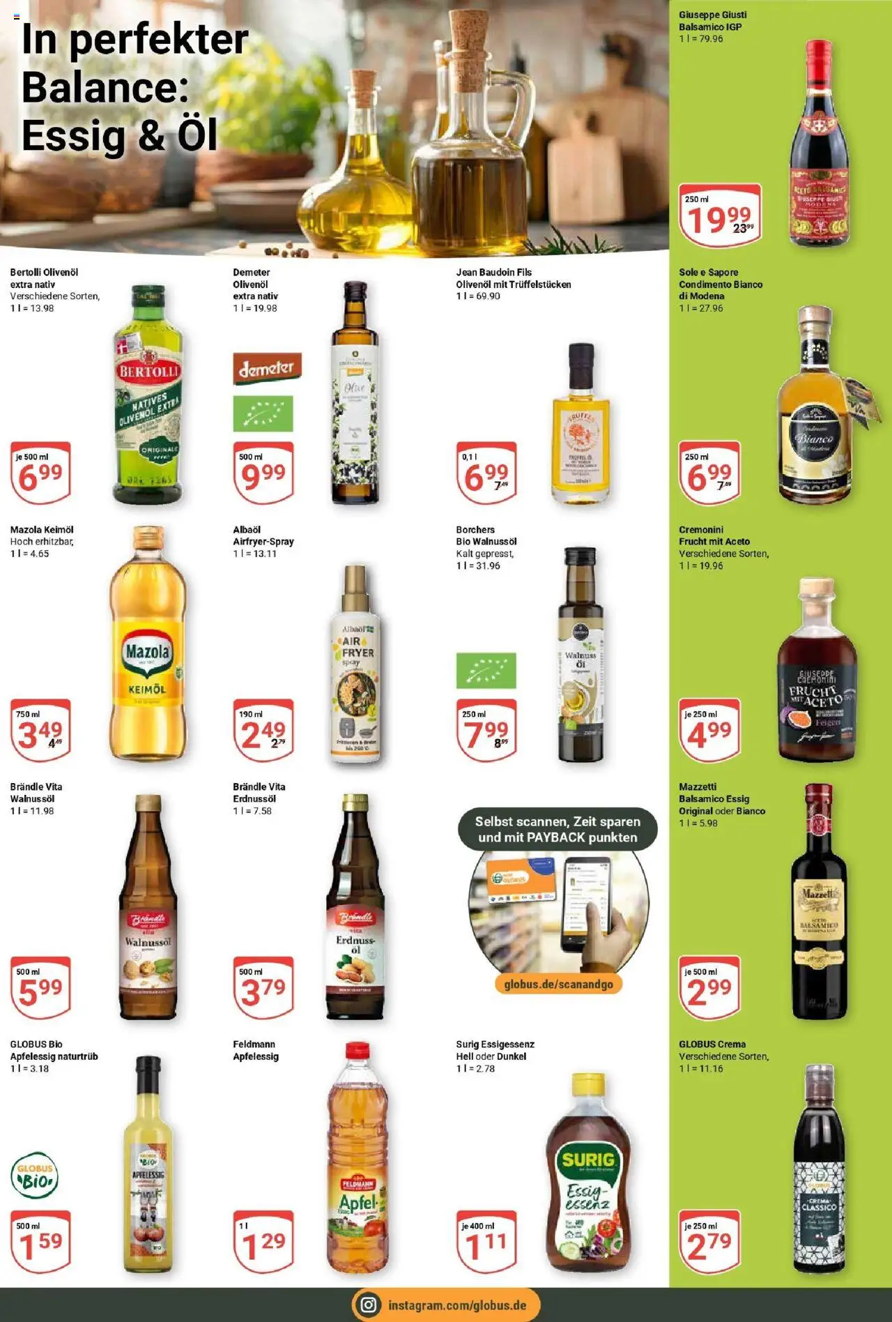 Globus prospekt Saarlouis	 - gültig ab dem 15.06.2025 | Seite: 13 | Produkte: Öl, Balsamico, Olivenol, Apple