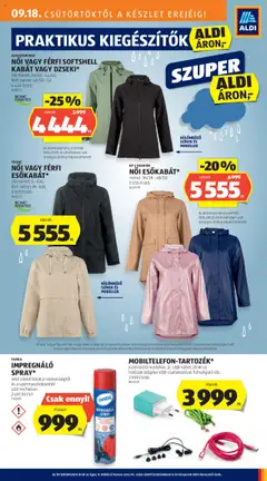 Aldi akciós ujság - amely érvényes a következő dátumtól: 18.09.2025 | Oldal: 21