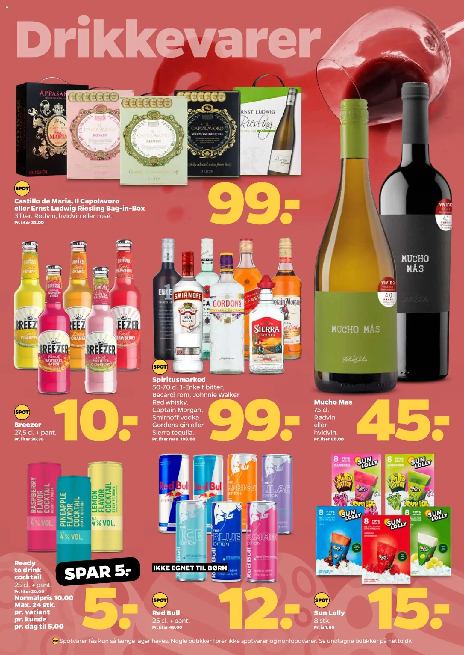 Netto tilbudsavis – gyldig fra 28.03.2026 | Side: 22 | Produkter: Gin, Vodka, Is