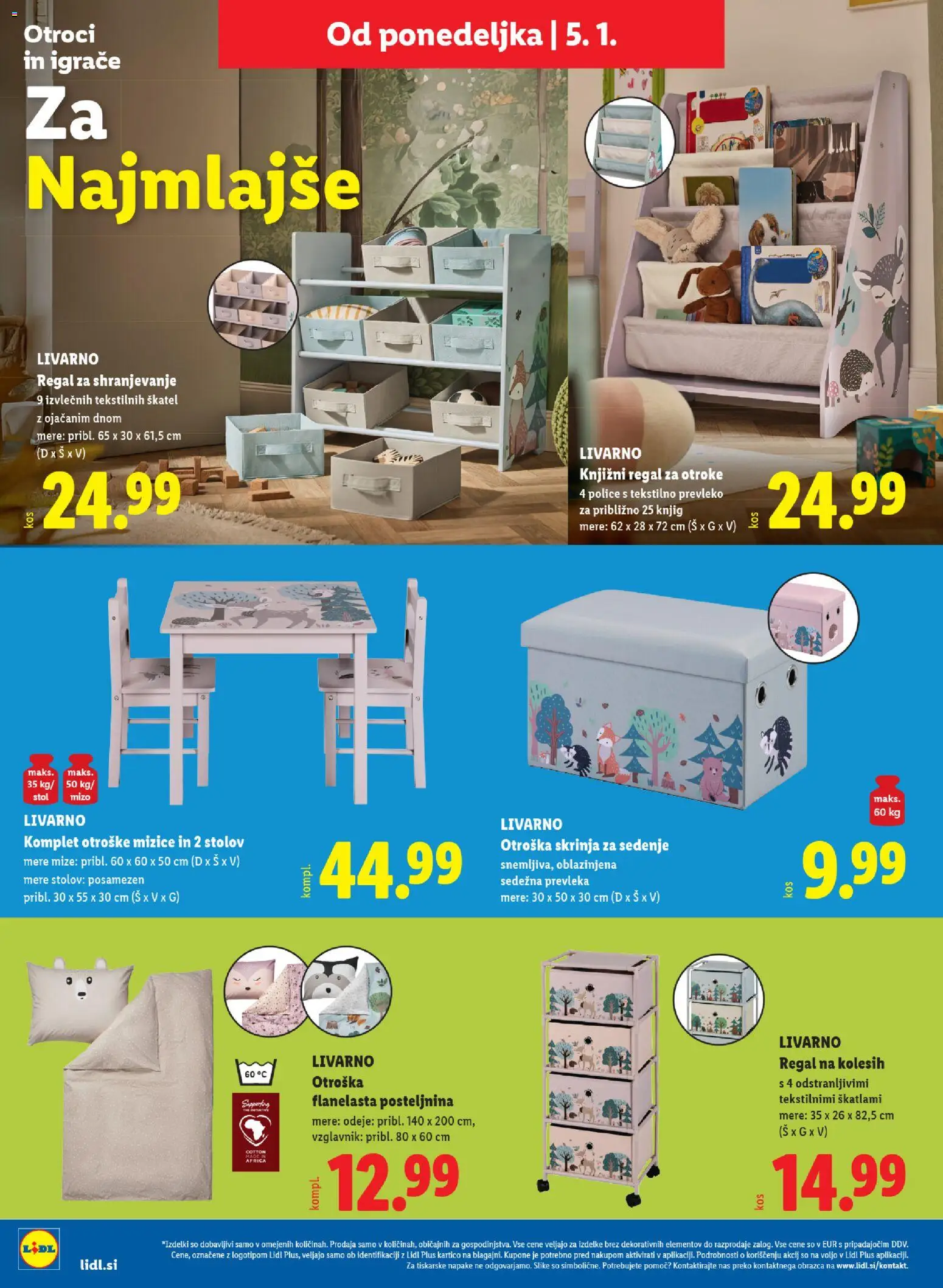 Novi Lidl katalog ponudbe – veljaven od 30.12.2025 | Stran: 36 | Izdelki: Prevleka, Posteljnina, Stol, Regal