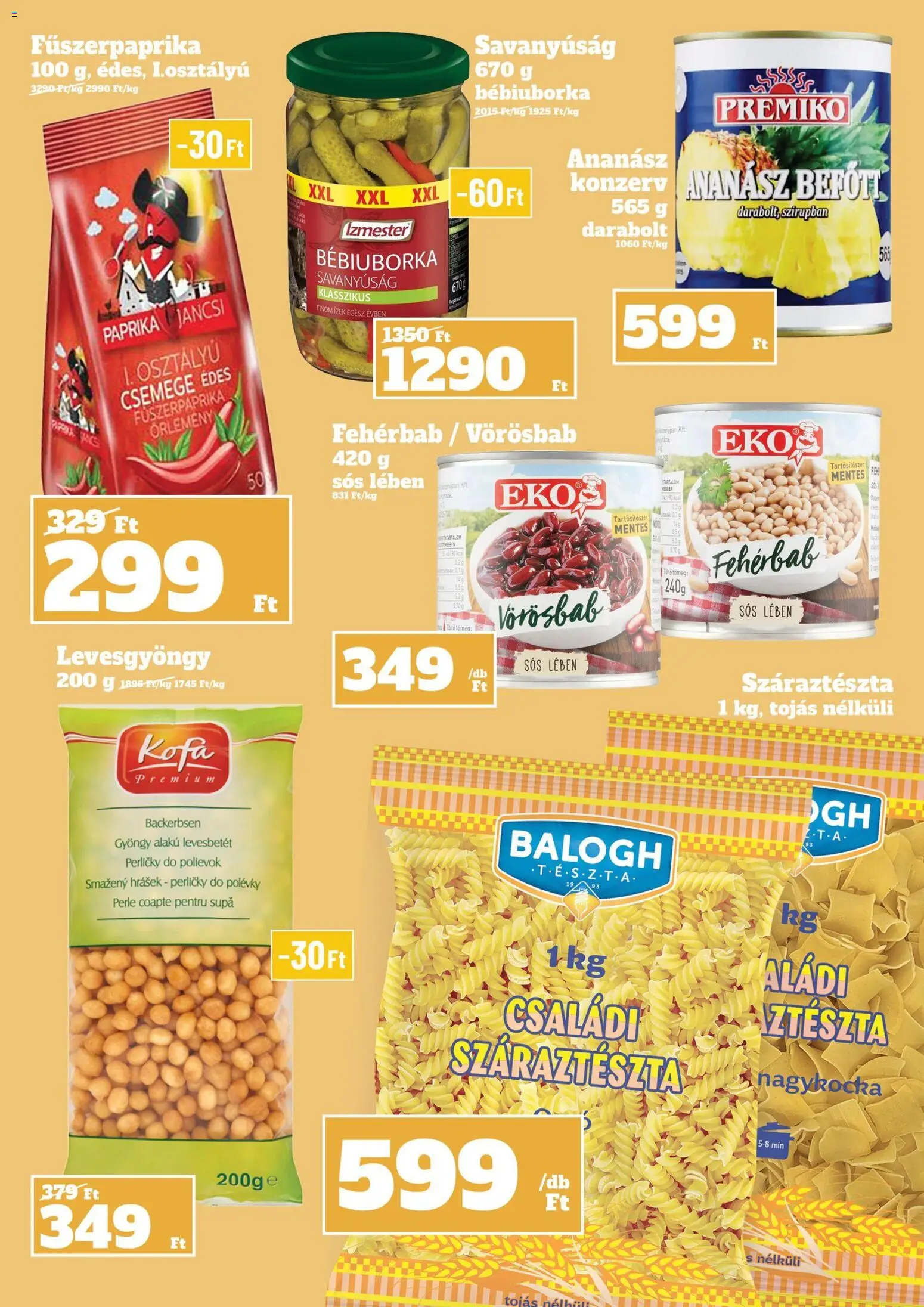 Family Diszkont akciós ujság - amely érvényes a következő dátumtól: 19.02.2026 | Oldal: 12 | Termékek: Töltő, Tojás, Ananász, Száraztészta
