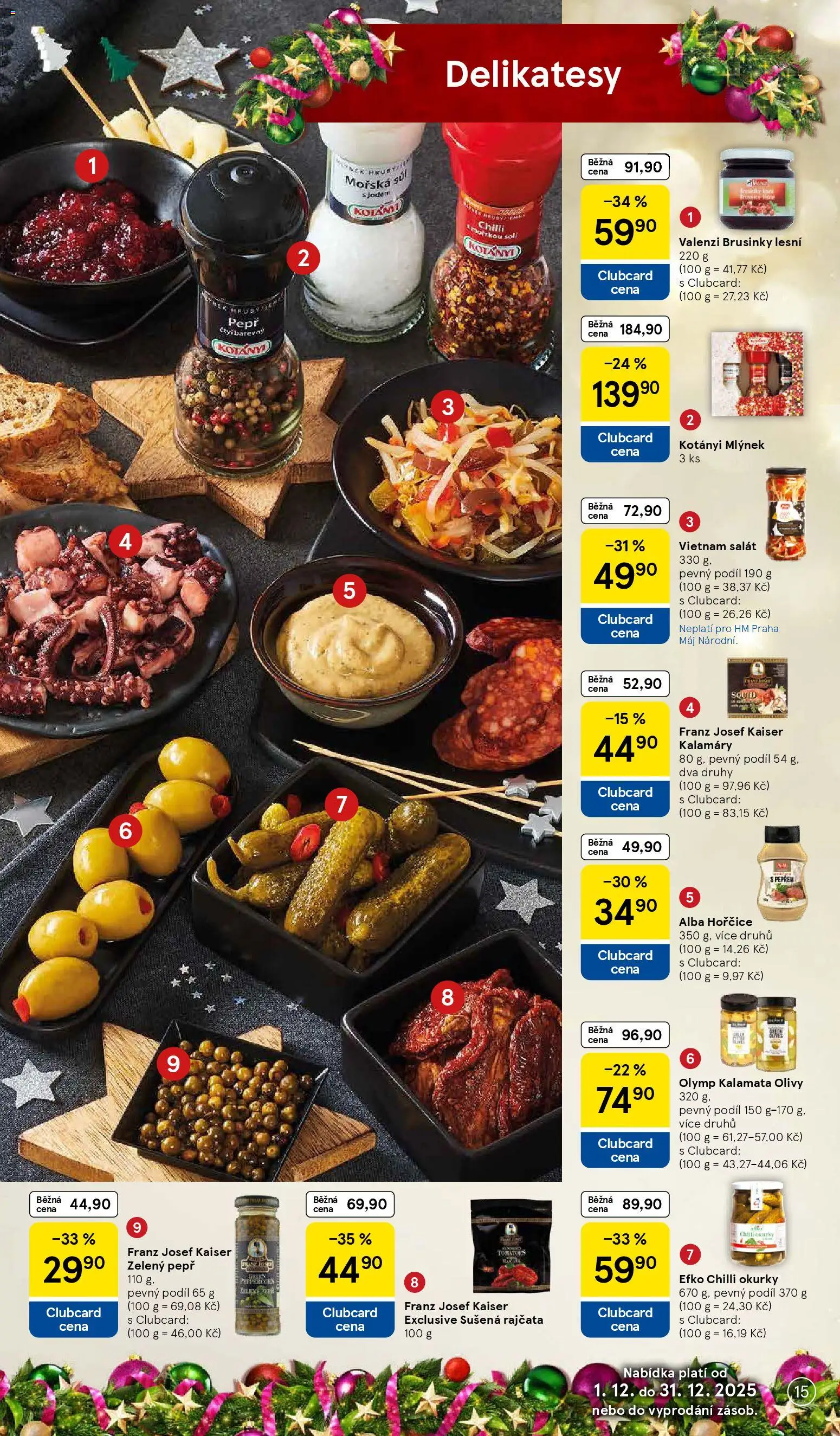 Tesco katalog - Delikatesy od 01.12.2025 | Strana: 15