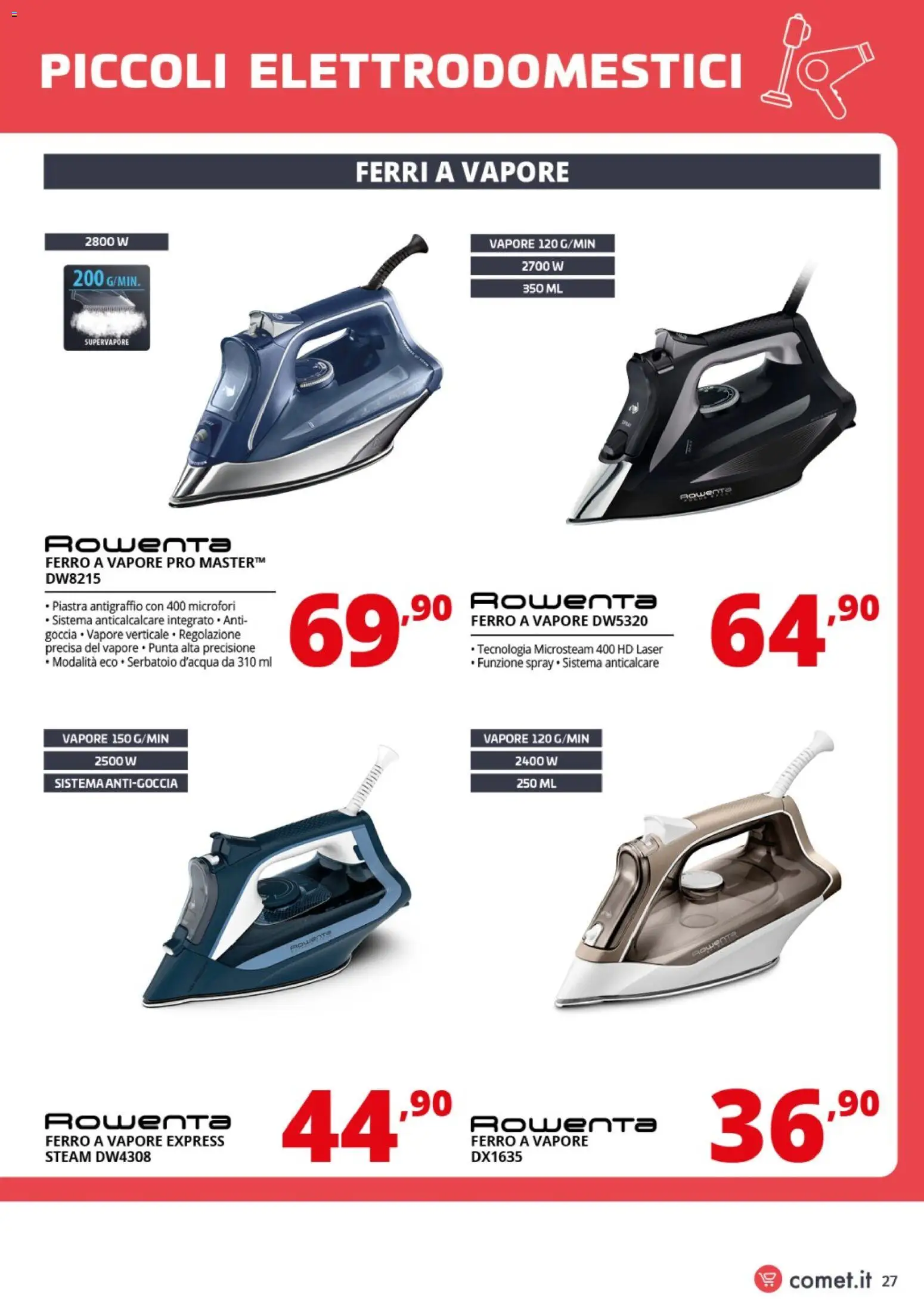 Volantino Comet del 20.02.2026 | Pagina: 27 | Prodotti: Anticalcare