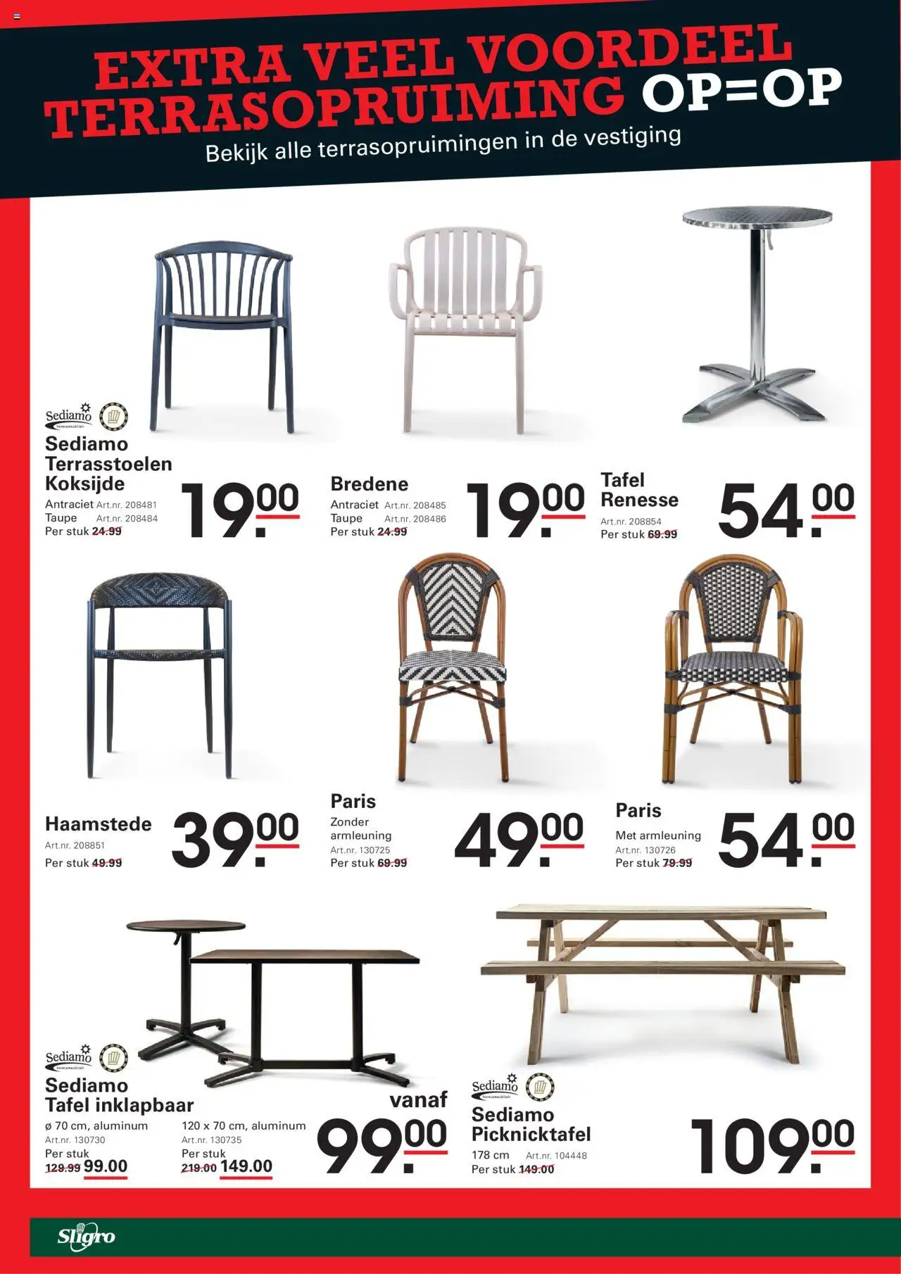  | Pagina: 66 | Producten: Tafel