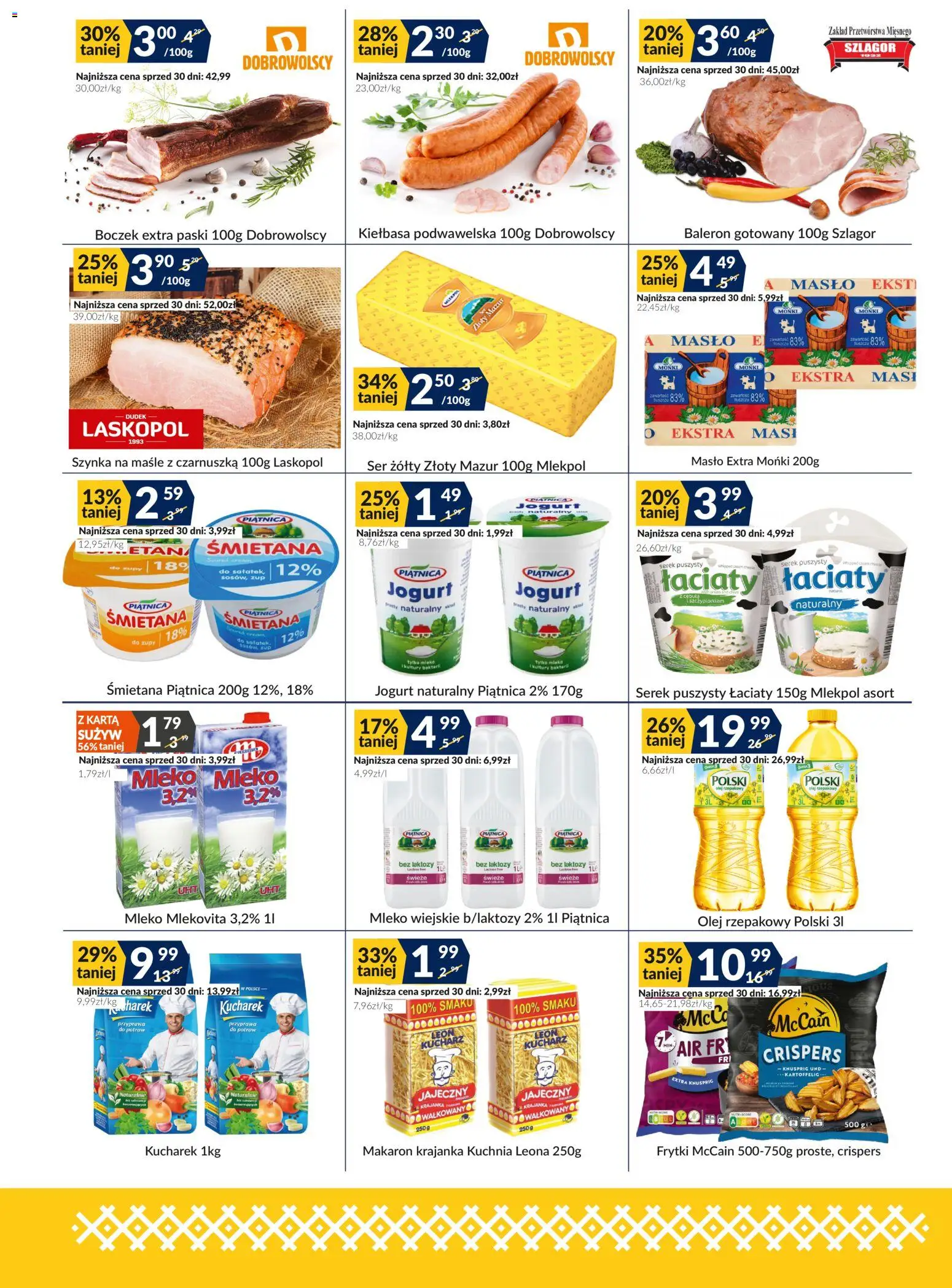 Sużyw gazetka od 13.04.2026 | Strona: 2 | Produkty: Bez laktozy, Czarnuszka, Serek, Kiełbasa podwawelska