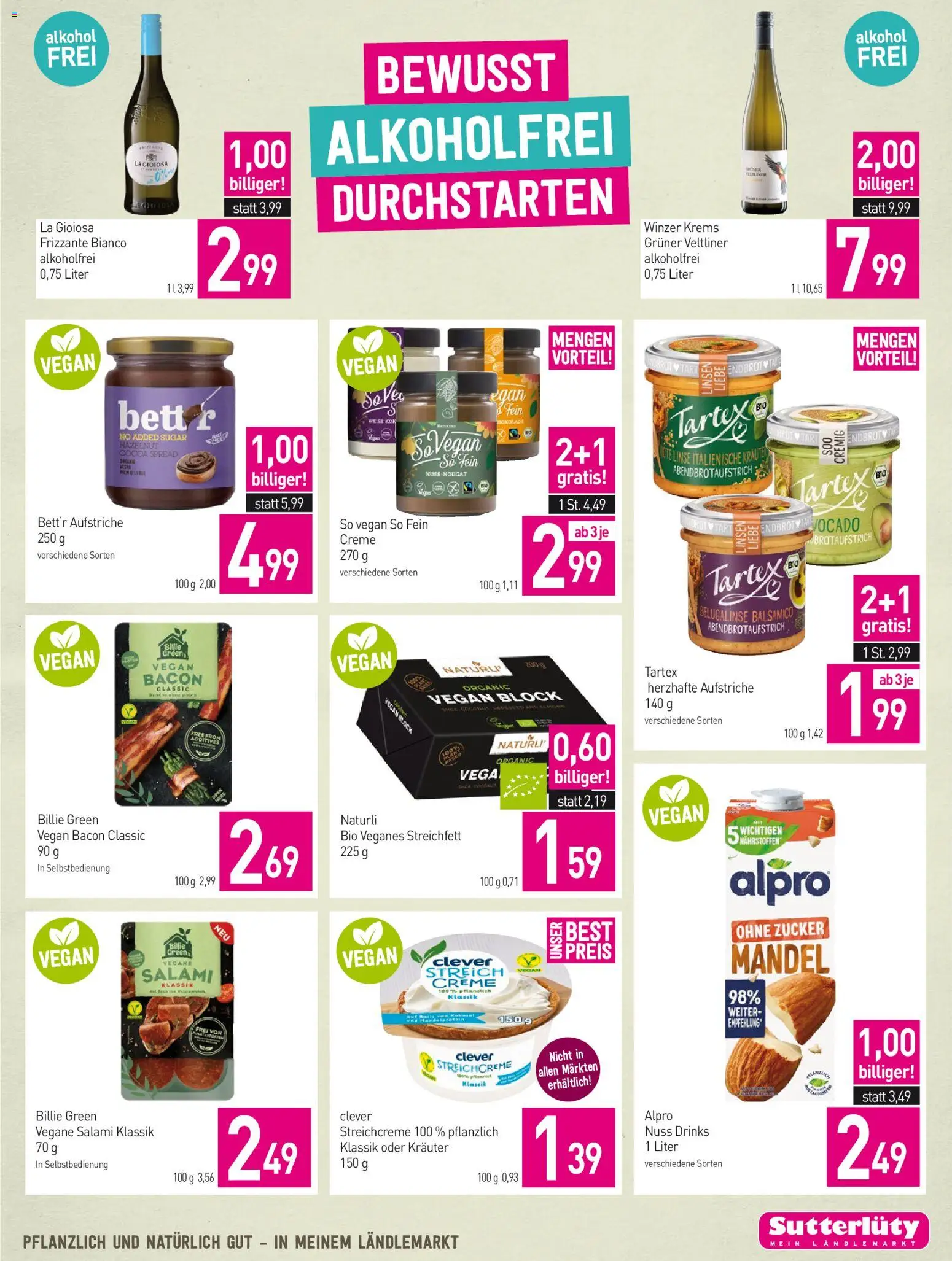 Sutterlüty Flugblatt gültig ab 02.01.2026 | Seite: 11 | Produkte: Avocado, Zucker, Bett, Salami