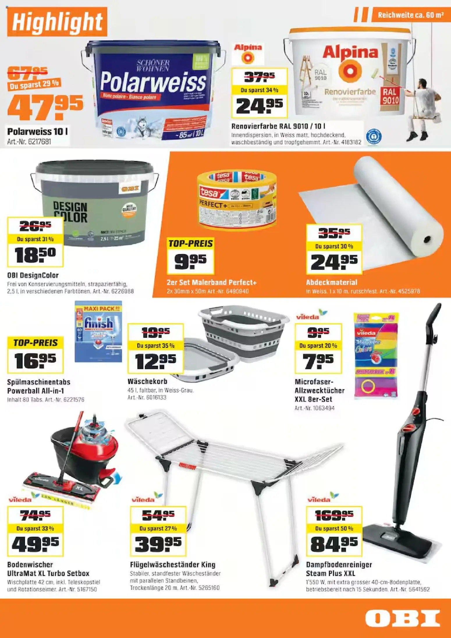 OBI aktionen – gültig ab 01.03.2026 | Seite: 11 | Produkte: Spülmaschinentabs
