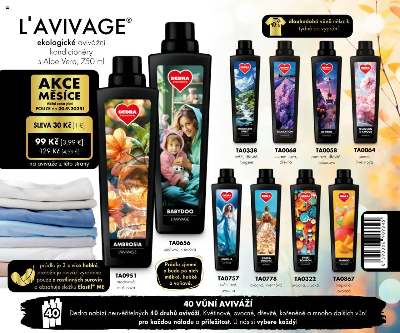 Dedra Katalog september 2025 │ platný od 01.09.2025 | Strana: 83 | Produkty: Aviváž, Mango