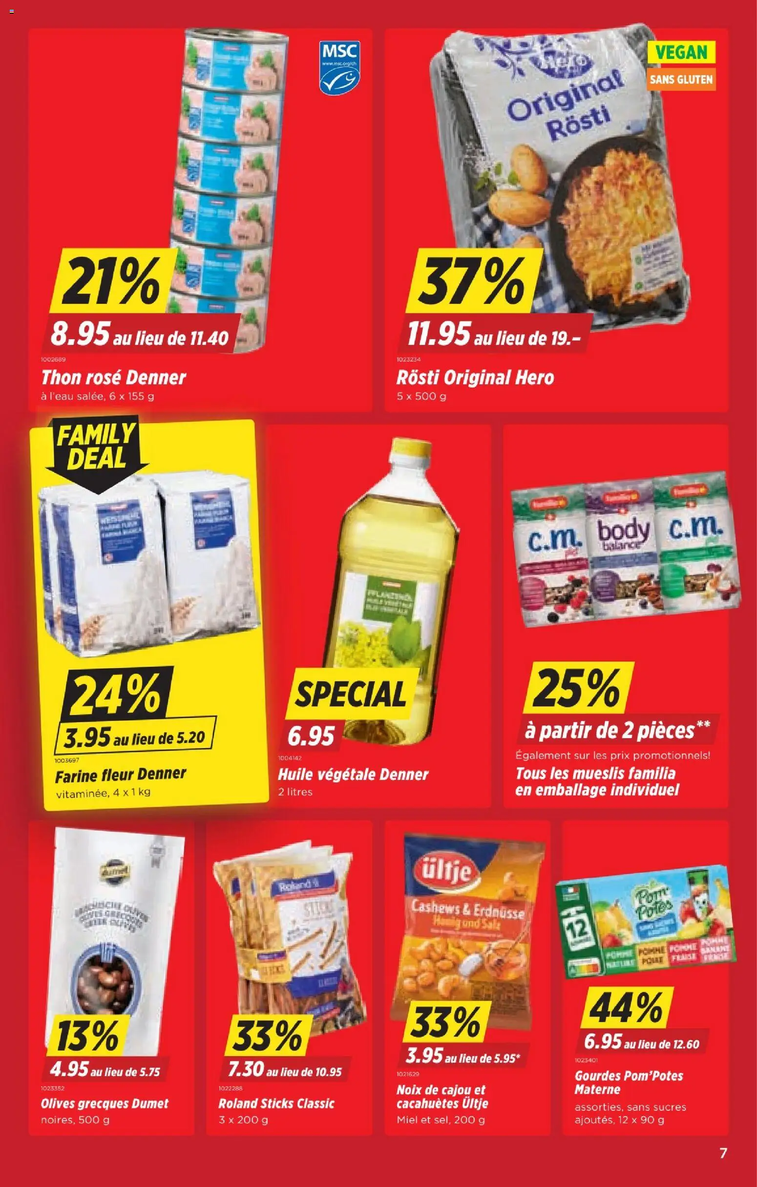 Denner Aktionen FR – gültig ab 20.01.2026 | Seite: 7 | Produkte: Erdnüsse