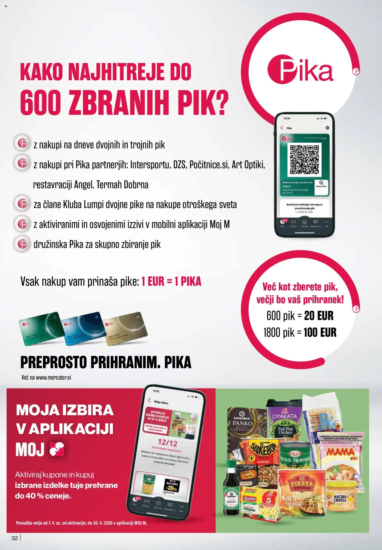 Novi Mercator katalog ponudbe – veljaven od 09.04.2026 | Stran: 32