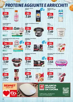 Volantino bennet del 14.08.2025 | Pagina: 12 | Prodotti: Crema, Fiocchi di latte, Fiocchi, Bilancia