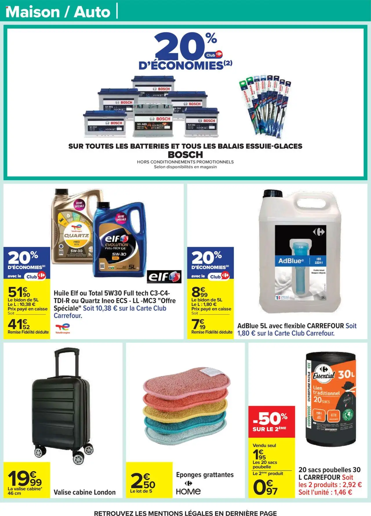 {H1} | Page: 68 | Produits: Poubelle, AdBlue, Valise cabine, Valise