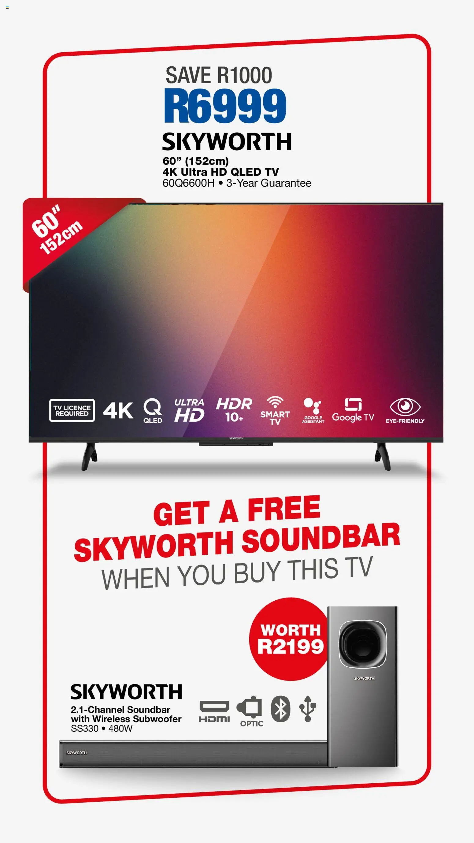 New OK Furniture catalogue – valid from 26.01.2026 | Page: 6 | Products: TV, Soundbar, Subwoofer