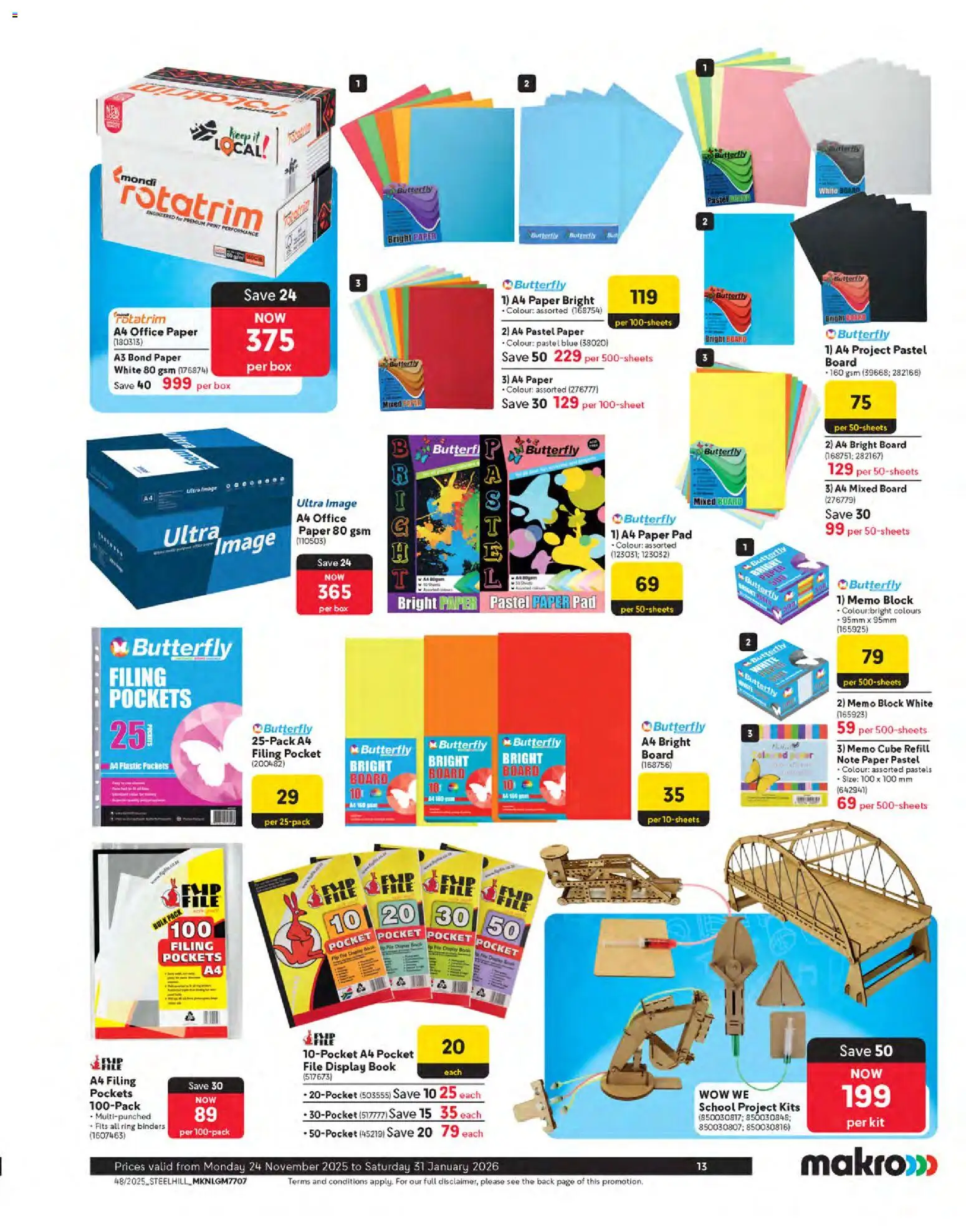 New Makro catalogue – valid from 24.11.2025 | Page: 13 | Products: Box, Paper