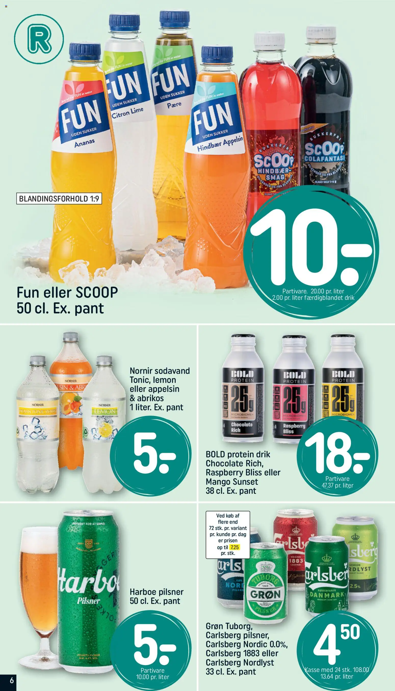 Rema 1000 tilbudsavis – gyldig fra 31.01.2026 | Side: 6 | Produkter: Sodavand, Lime, Hindbær, Sukker