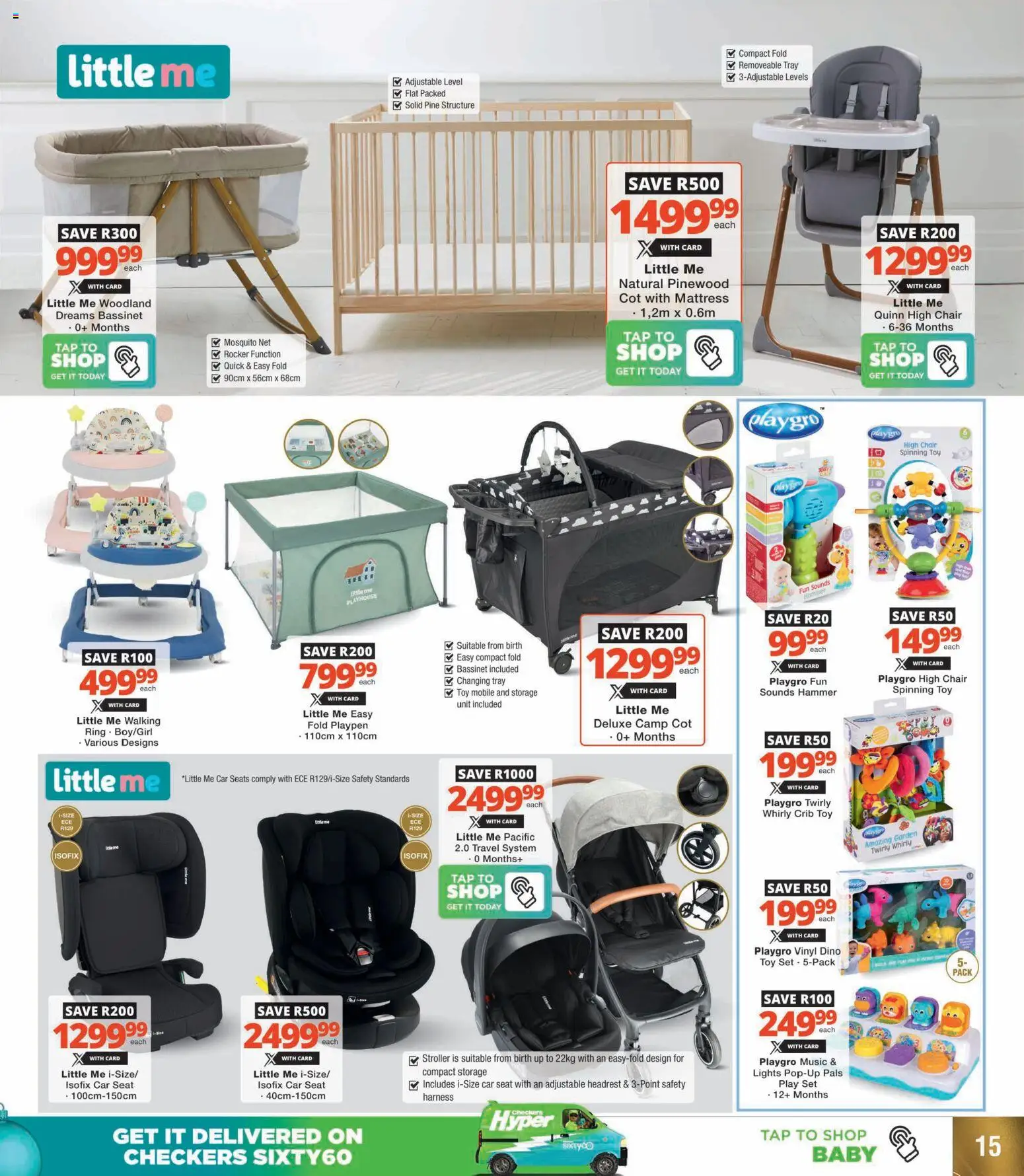 New Checkers catalogue – valid from 01.12.2025 | Page: 15 | Products: Tray, Mattress, Chair, Hammer