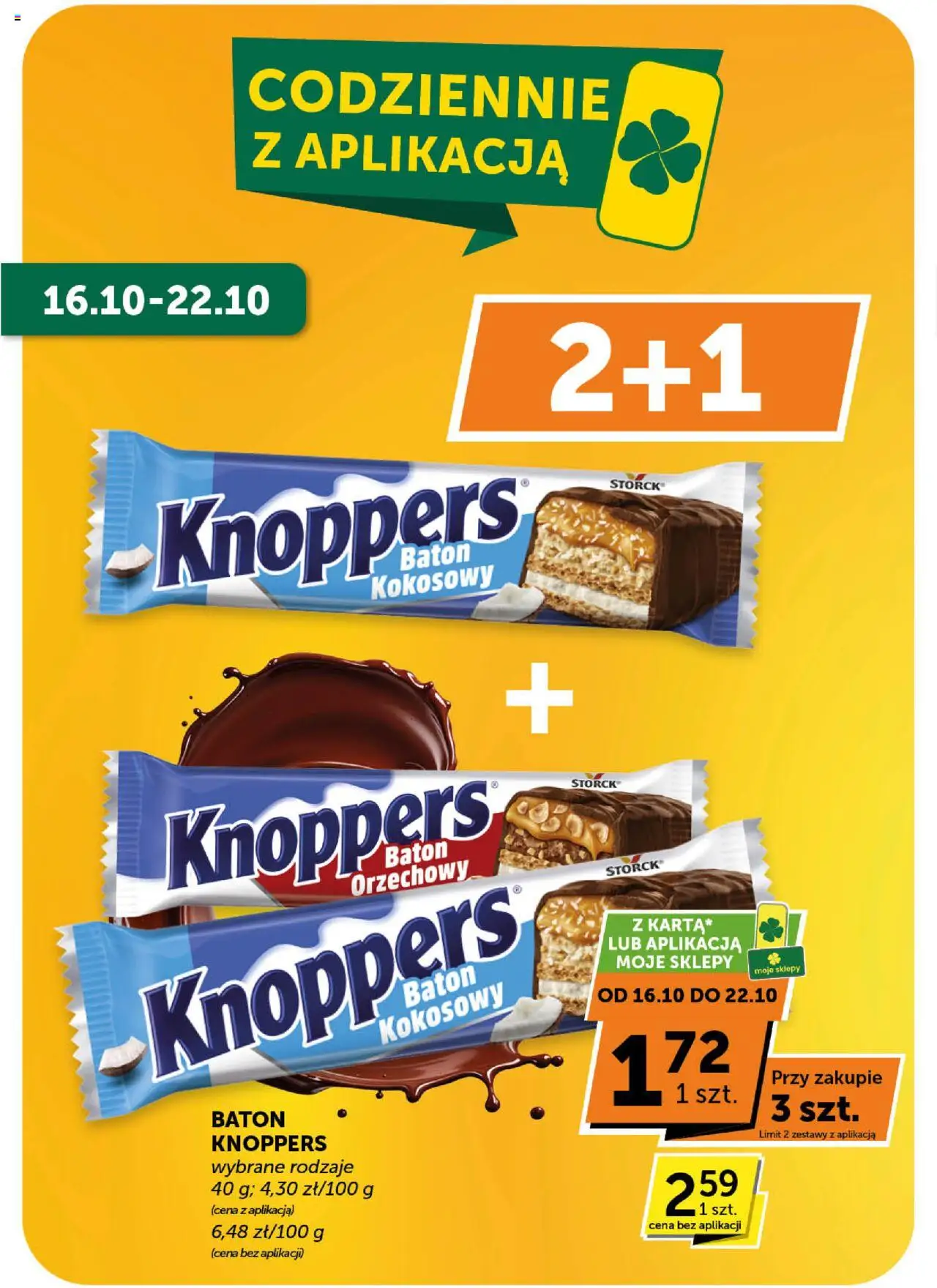 Euro Sklep Gazetka od 16.10.2025 | Strona: 8 | Produkty: Knoppers, Baton