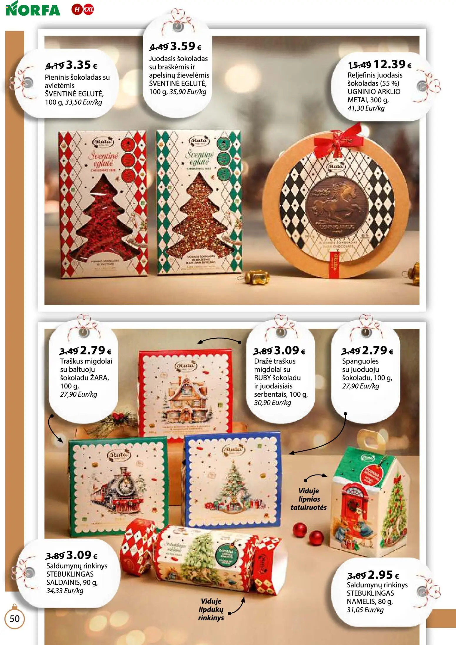 NORFA akcijos nuo 18.11.2025 | Puslapis: 50 | Prekių: Šokoladas