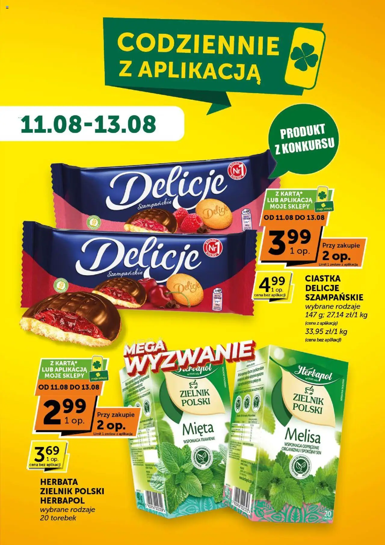 Groszek Gazetka - Market od 07.08.2025 | Strona: 11 | Produkty: Mięta, Herbata, Ciastka, Melisa