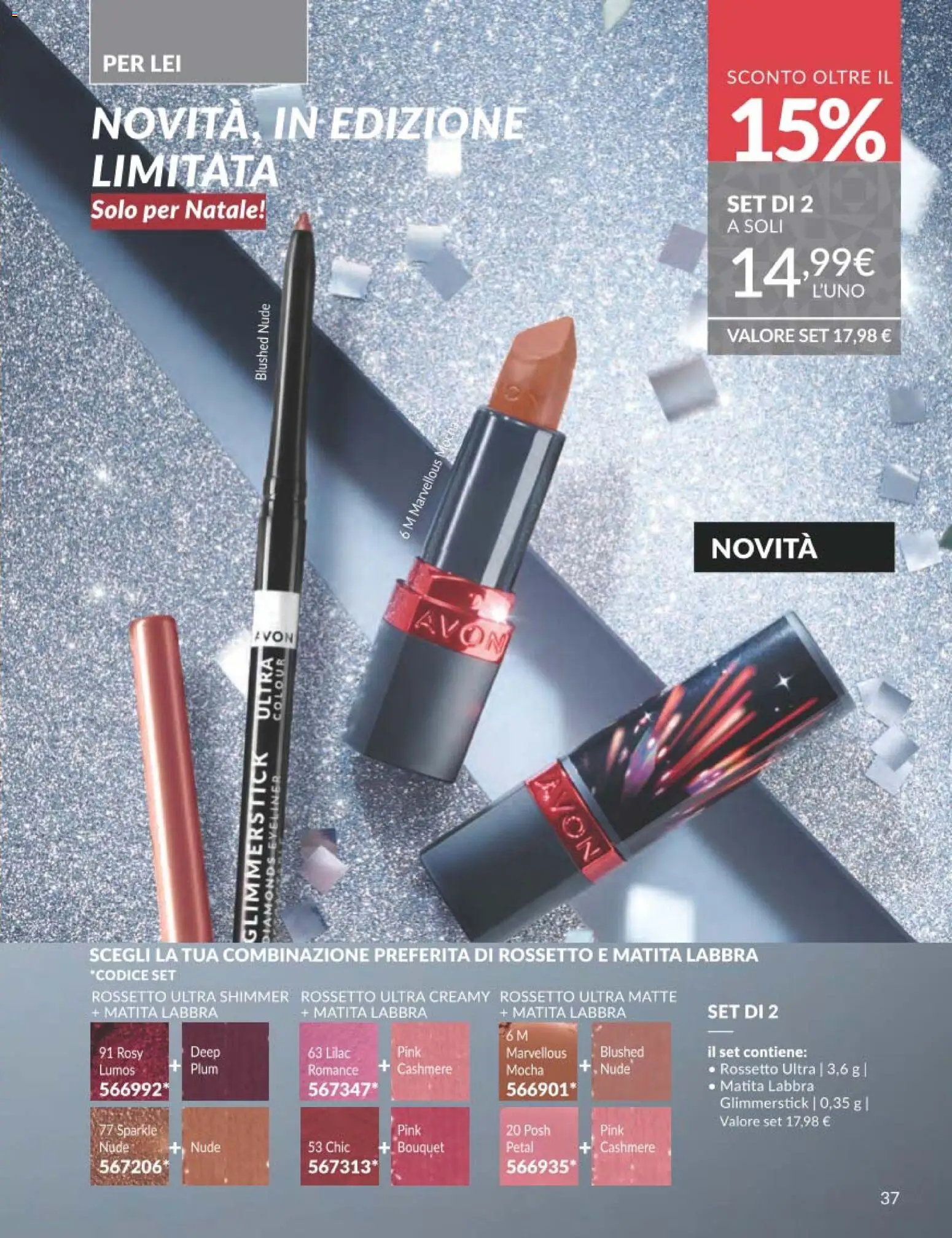 Volantino Avon del 01.11.2025 | Pagina: 37