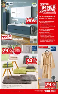 Segmüller Prospekt 	 – gültig ab 13.09.2025 | Seite: 35 | Produkte: Bad, Armatur, Spiegelschrank, Bademantel