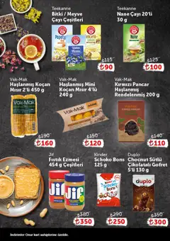 28.04.2026 tarihinden itibaren geçerli olan Onur Market kataloğu önizlemesi | Sayfa: 8 | Ürünler: Fıstık, Çikolatalı gofret, Pancar, Nane