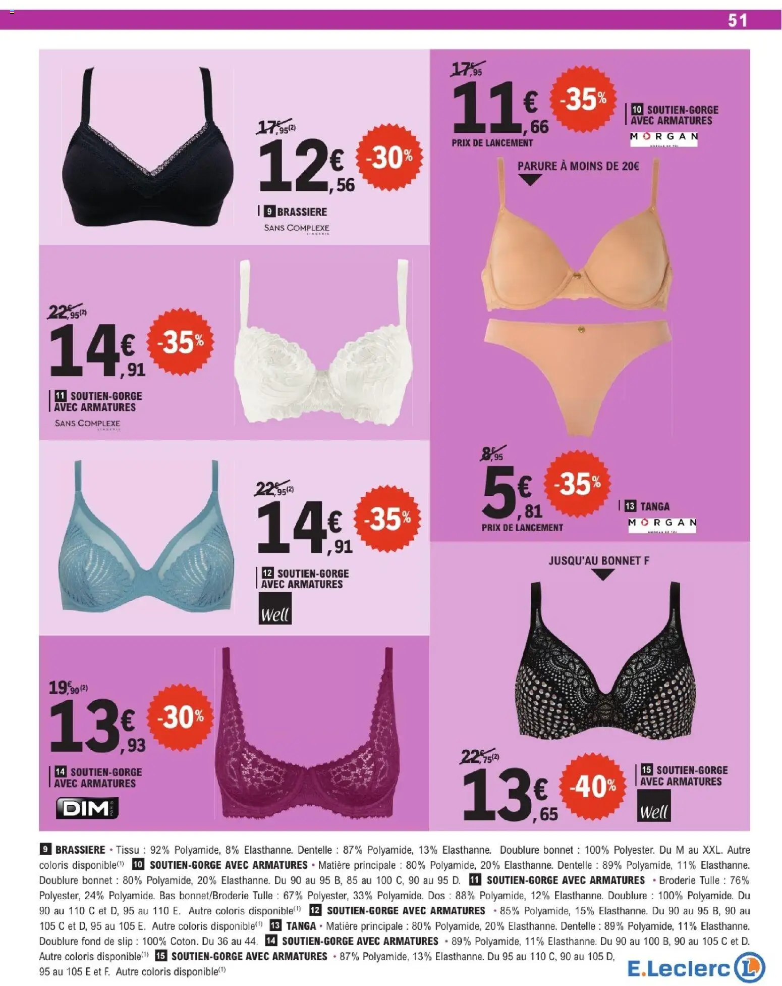 {H1} | Page: 51 | Produits: Bonnet, Soutien-gorge