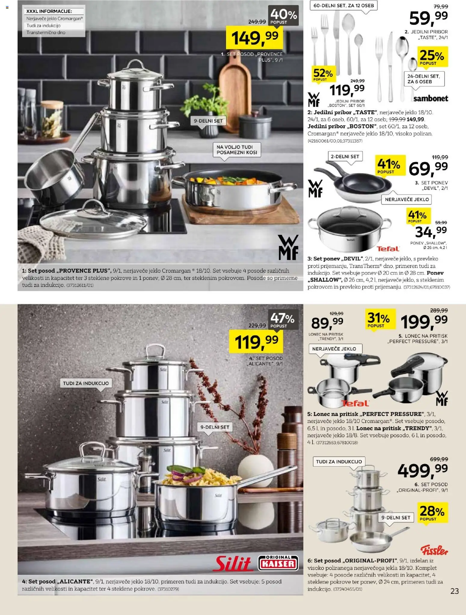 Novi XXXL Lesnina katalog ponudbe – veljaven od 16.03.2026 | Stran: 23 | Izdelki: Pribor