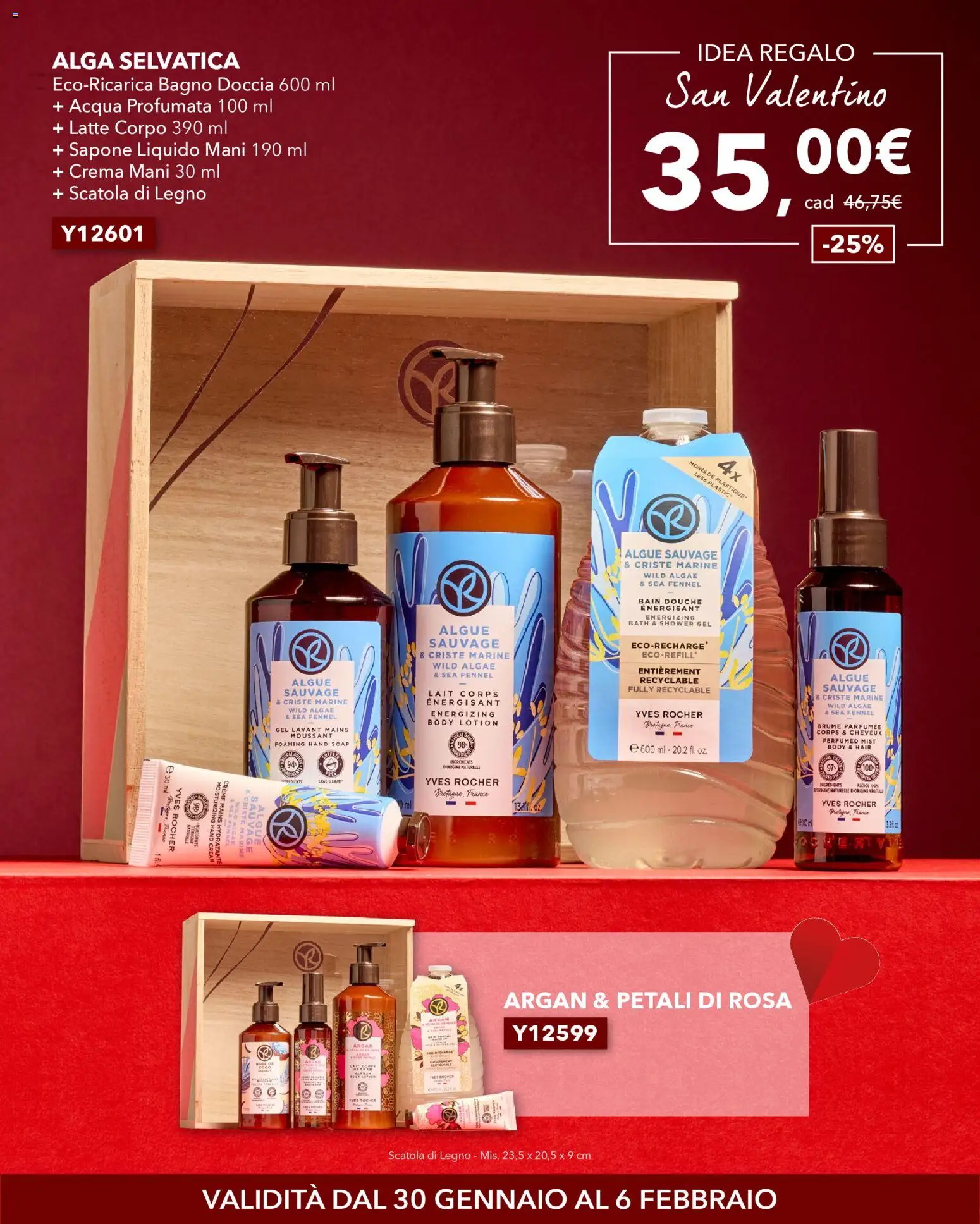 Volantino Yves Rocher del 30.01.2026 | Pagina: 4 | Prodotti: Crema, Latte, Bagno, Doccia
