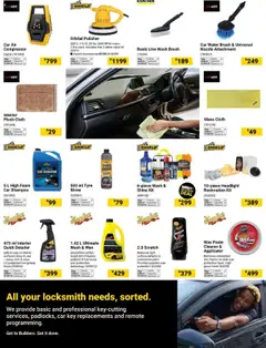 Builders specials catalogue – valid from 14.10.2025 | Page: 19 | Products: Wax, Remote, Shampoo, Water