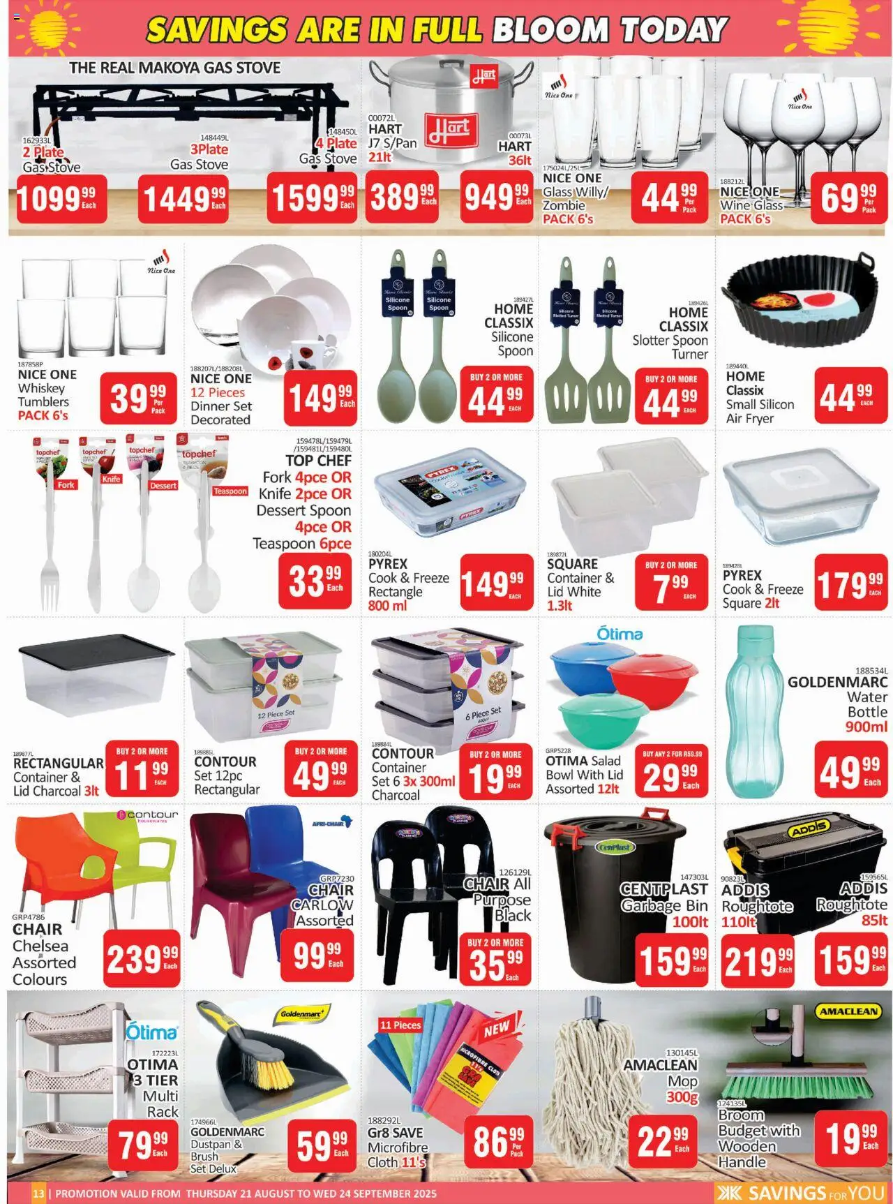 KIT KAT Cash & Carry Spring Leaflet Promotion │ valid from 21.08.2025 | Page: 13 | Products: Plate, Chair, Air fryer, Wine