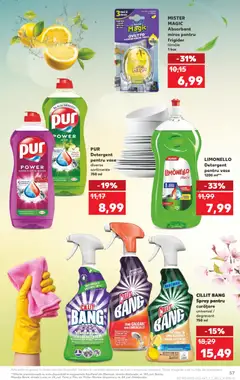 Ofertele Kaufland valabile de la 25.03.2026 | Pagină: 57 | Produse: Frigider, Detergent, Apă, Lămâie