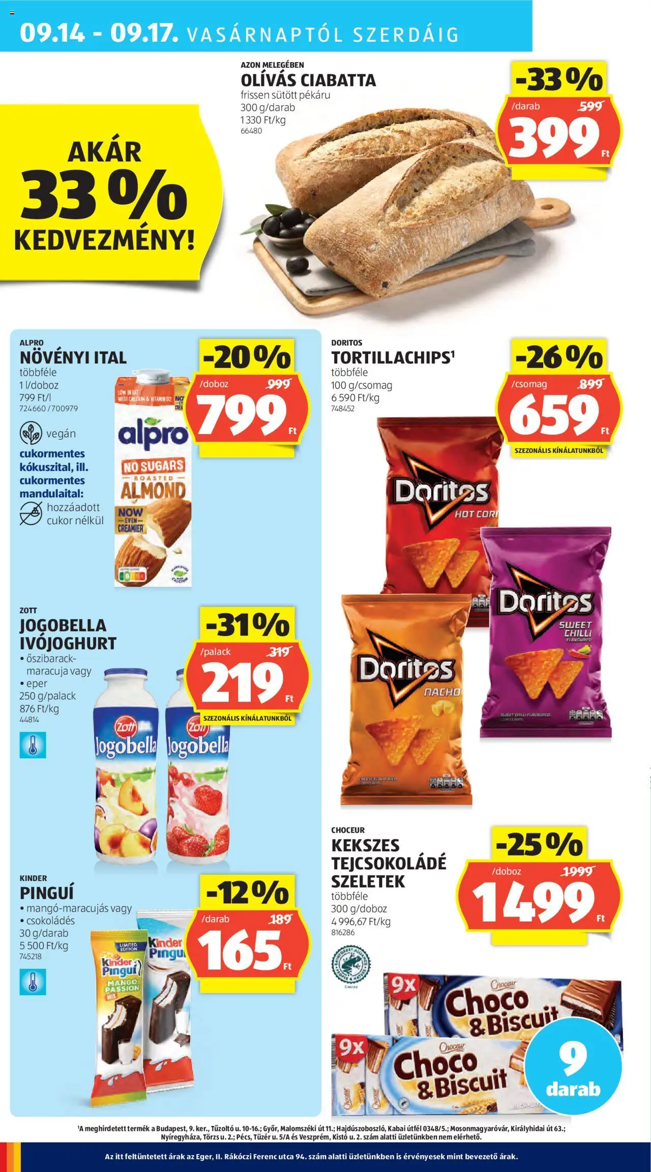 Aldi akciós ujság - amely érvényes a következő dátumtól: 11.09.2025 | Oldal: 26 | Termékek: Ivójoghurt, Ciabatta, Tejcsokoládé, Eper
