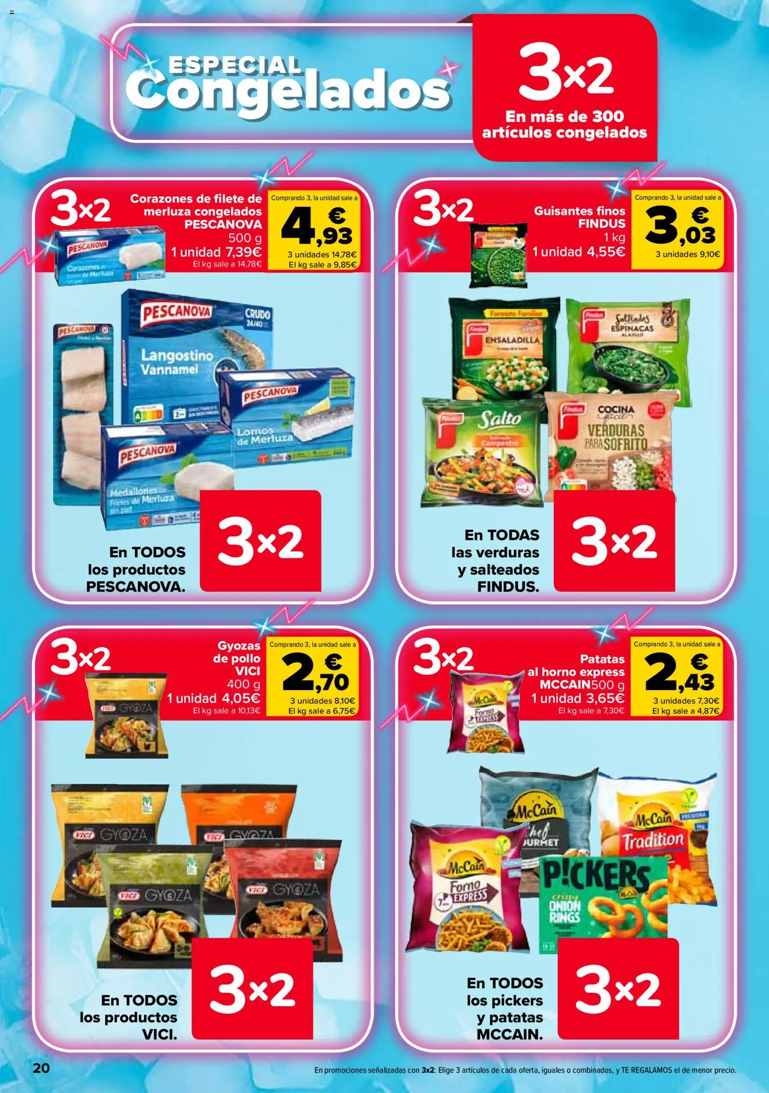 Carrefour folleto │ válido desde el 25.02.2026 | Página: 20 | Productos: Πορσελάνη, Filetes de merluza, Horno, Langostino