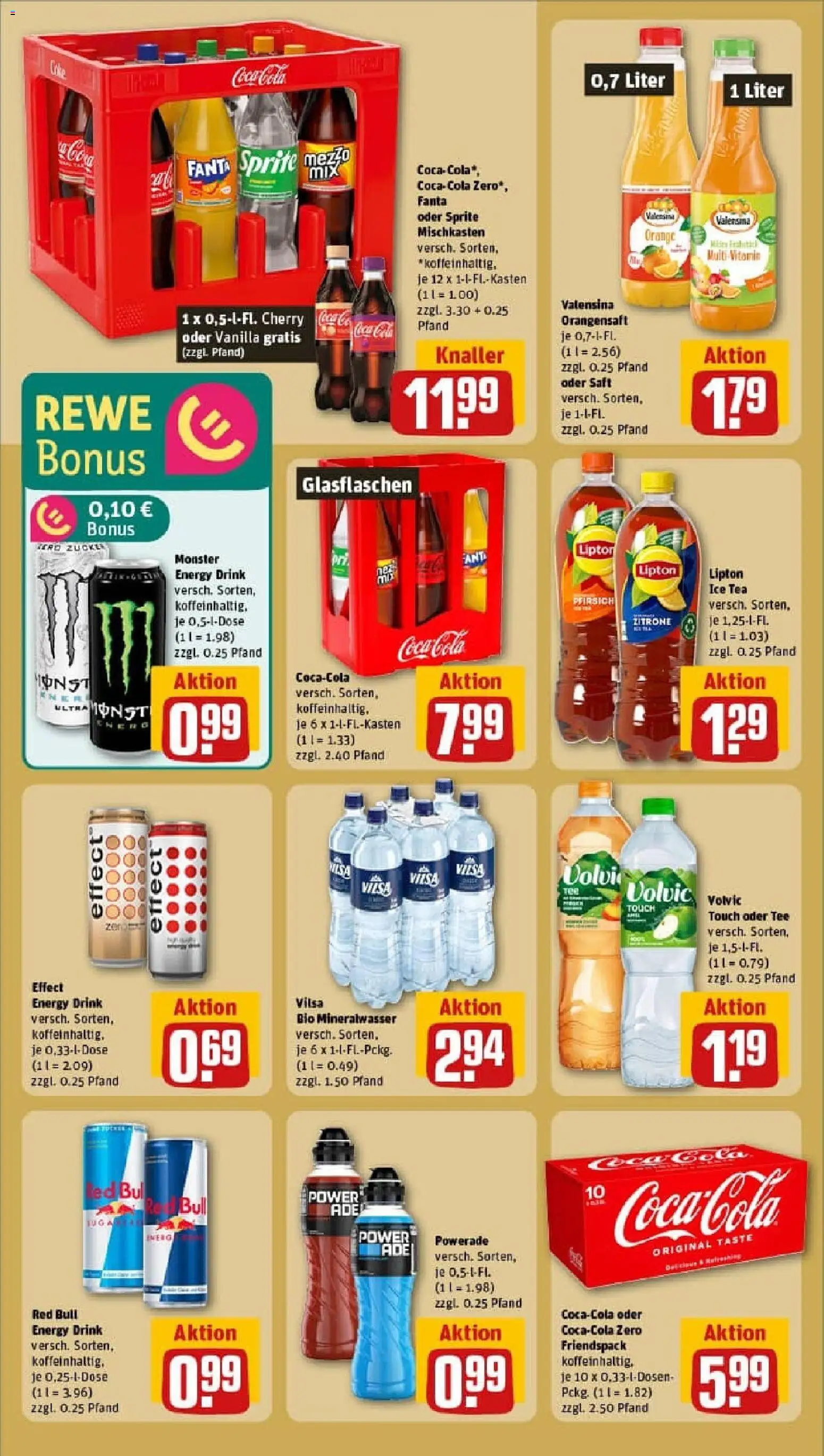 Rewe prospekt Lingen	 – gültig ab 26.10.2025 | Seite: 20 | Produkte: Fanta, Volvic touch, Monster, Coca cola zero