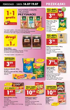 Biedronka gazetka od 14.07.2025 | Strona: 44 | Produkty: Top, Wafle, Ciasto, Płatki kukurydziane