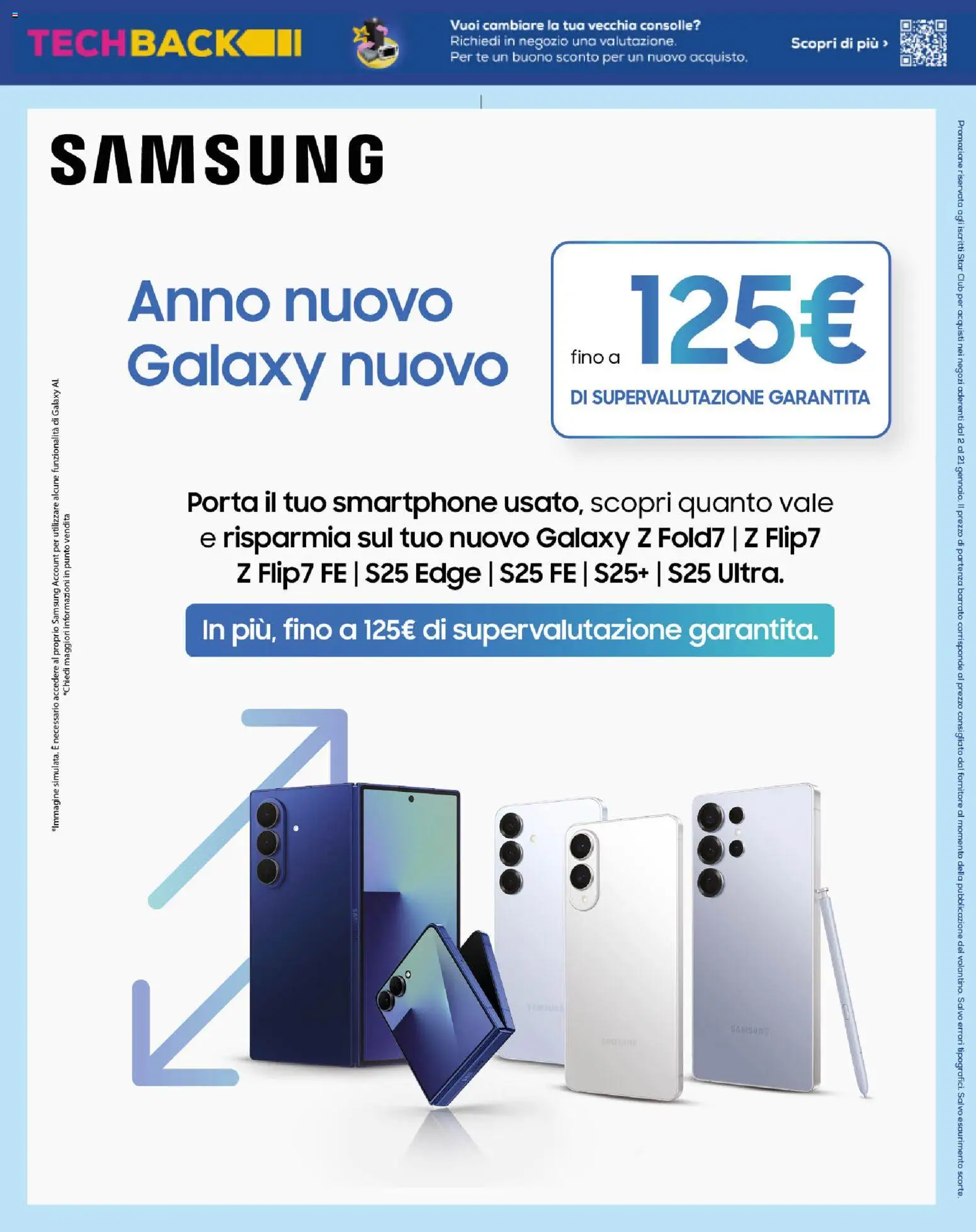 Volantino Euronics del 02.01.2026 | Pagina: 7 | Prodotti: Tè, Smartphone, Samsung